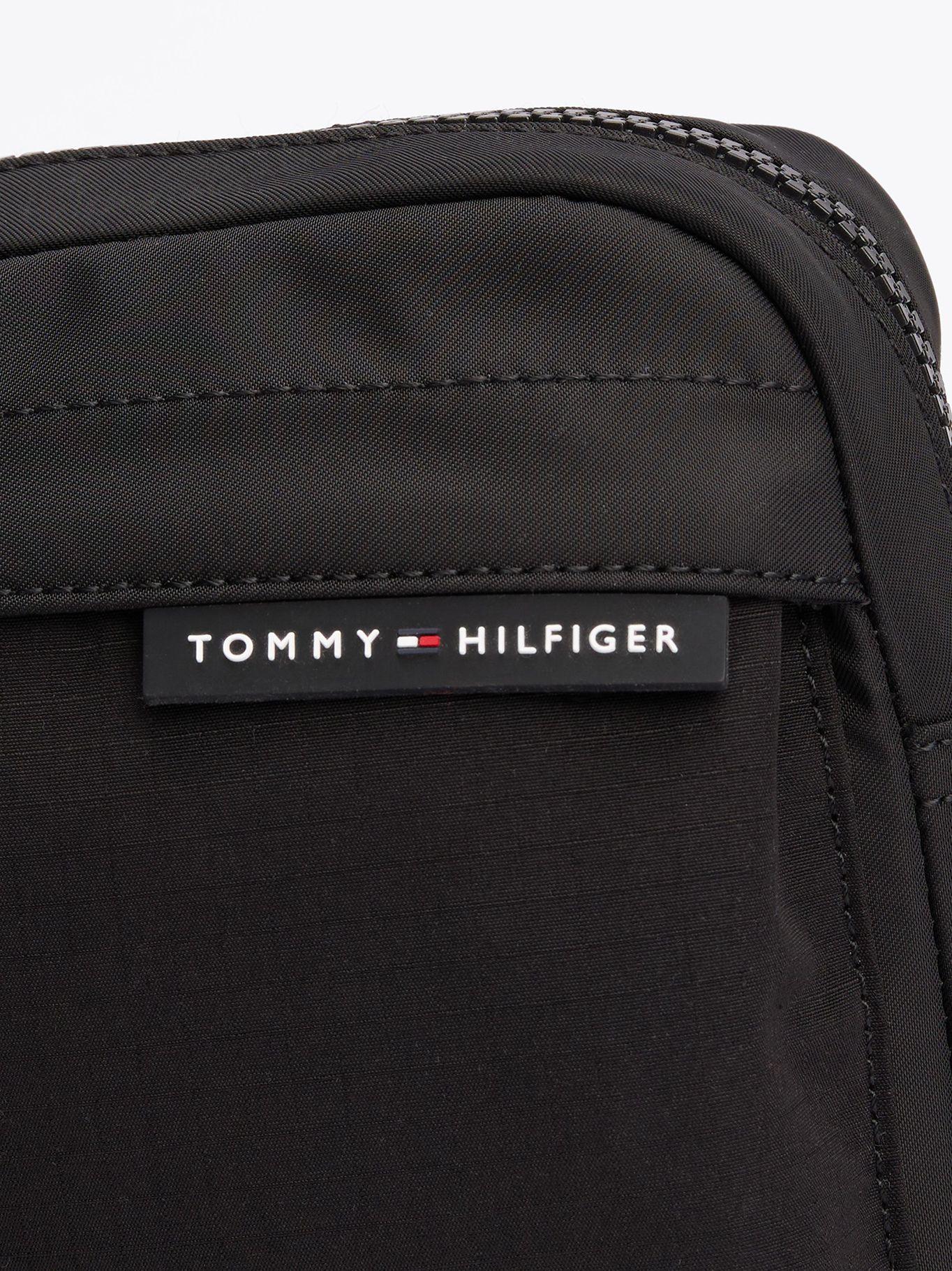 Bolso Reporter Logo Engomado BDS Negro Tommy Hilfiger-3
