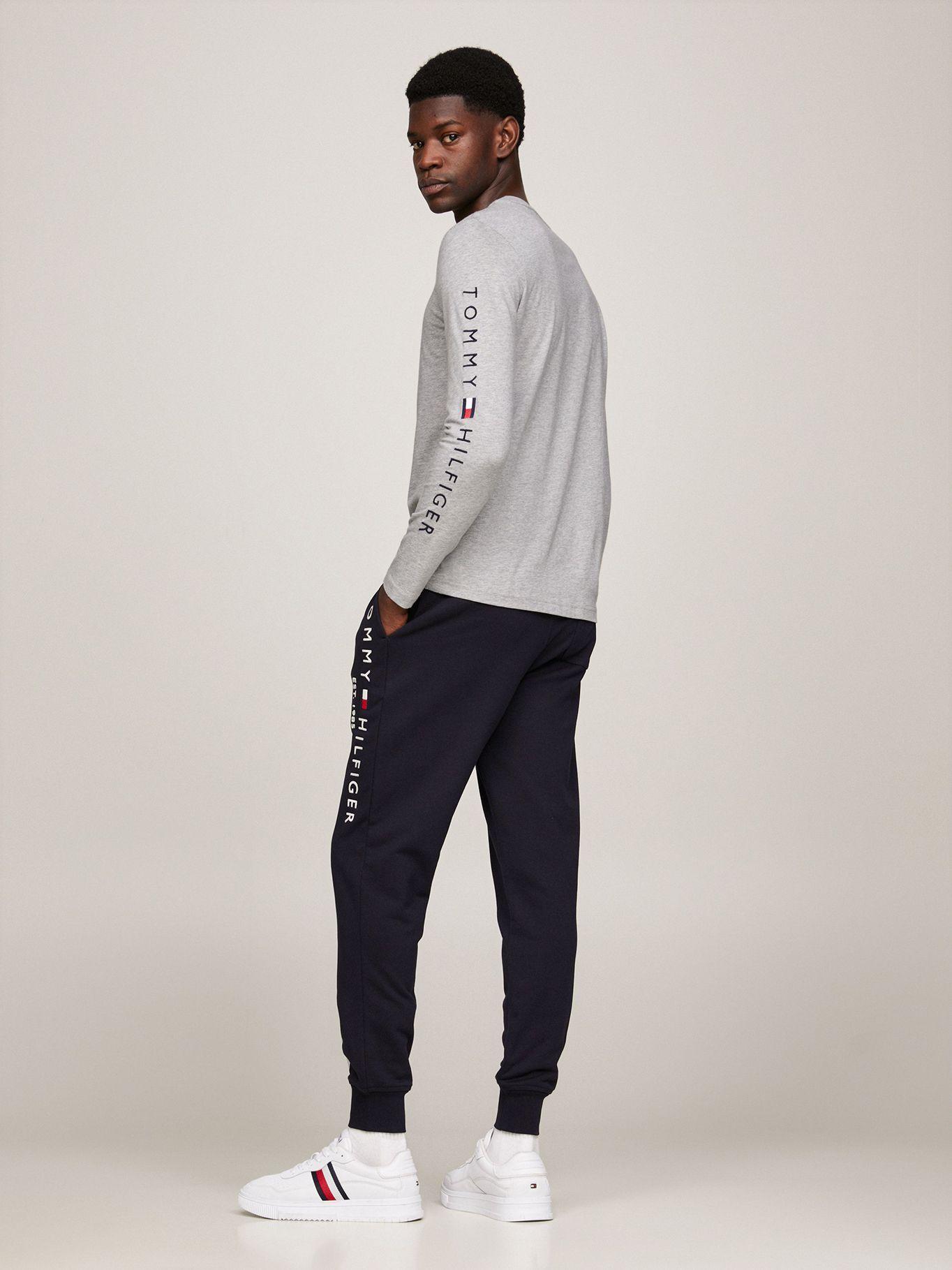 Polera Essential Flag Logo Gris Tommy Hilfiger-2