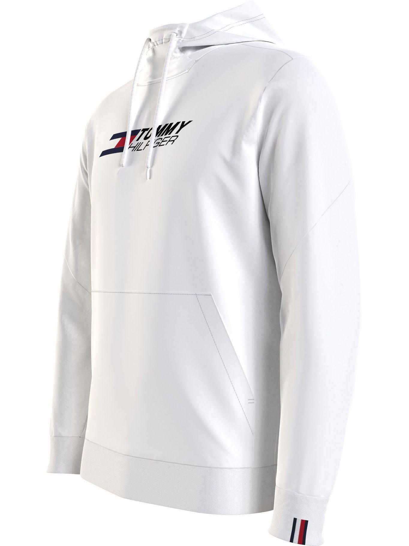 Polerón Sport Hoodie Blanco Tommy Hilfiger MY2-2