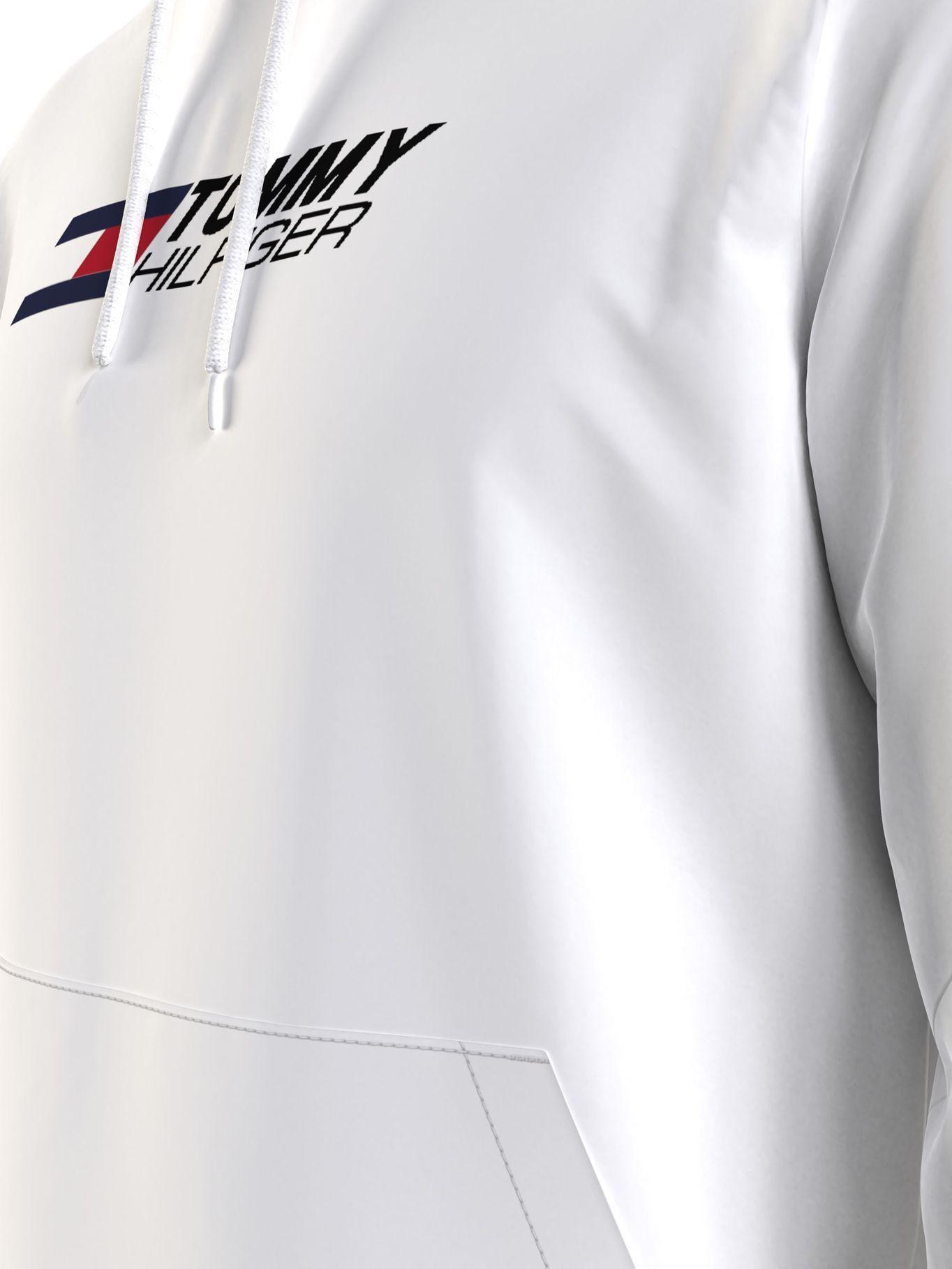 Polerón Sport Hoodie Blanco Tommy Hilfiger MY2-4