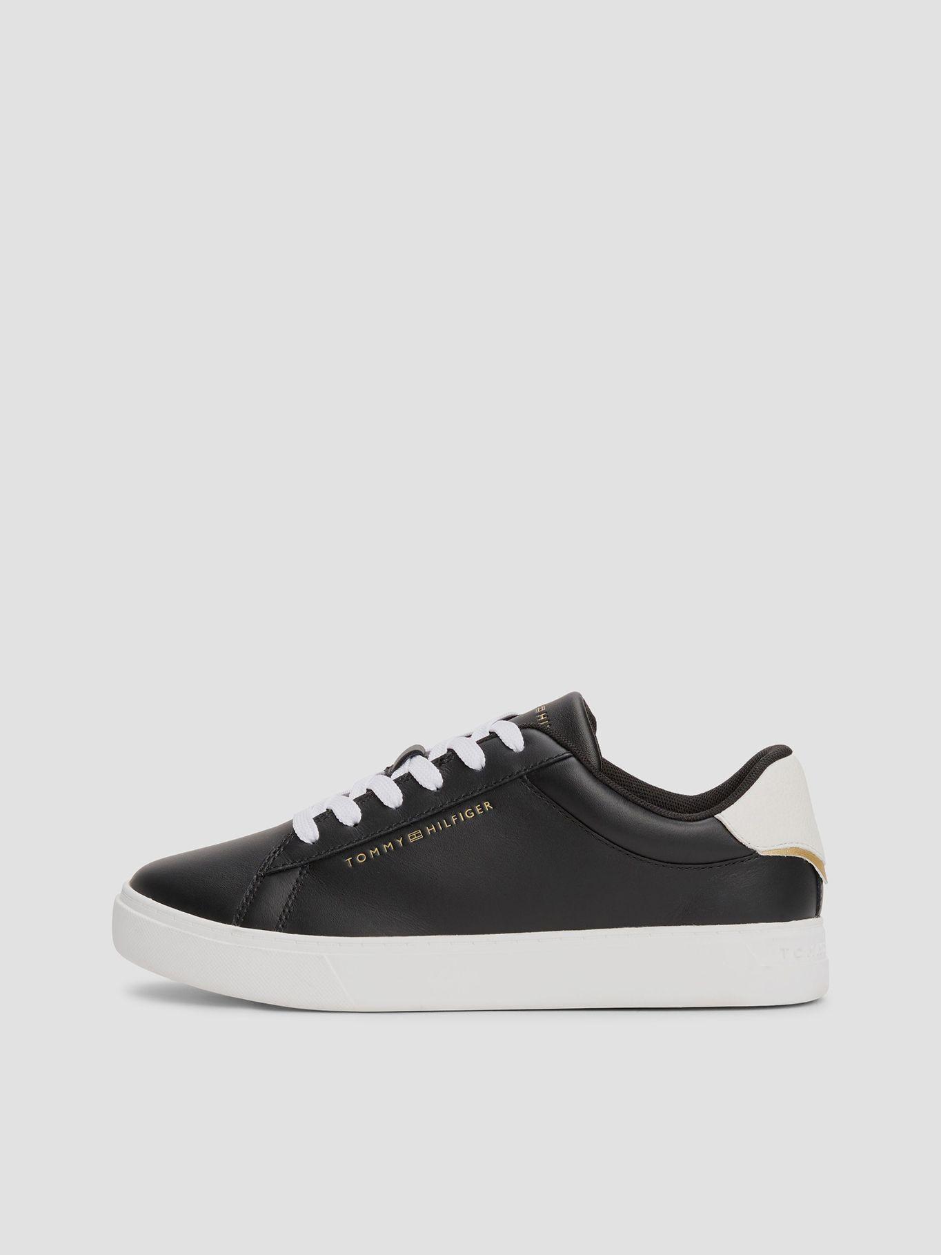 Zapatillas Tenis Essential Cuero Negro Tommy Hilfiger-5