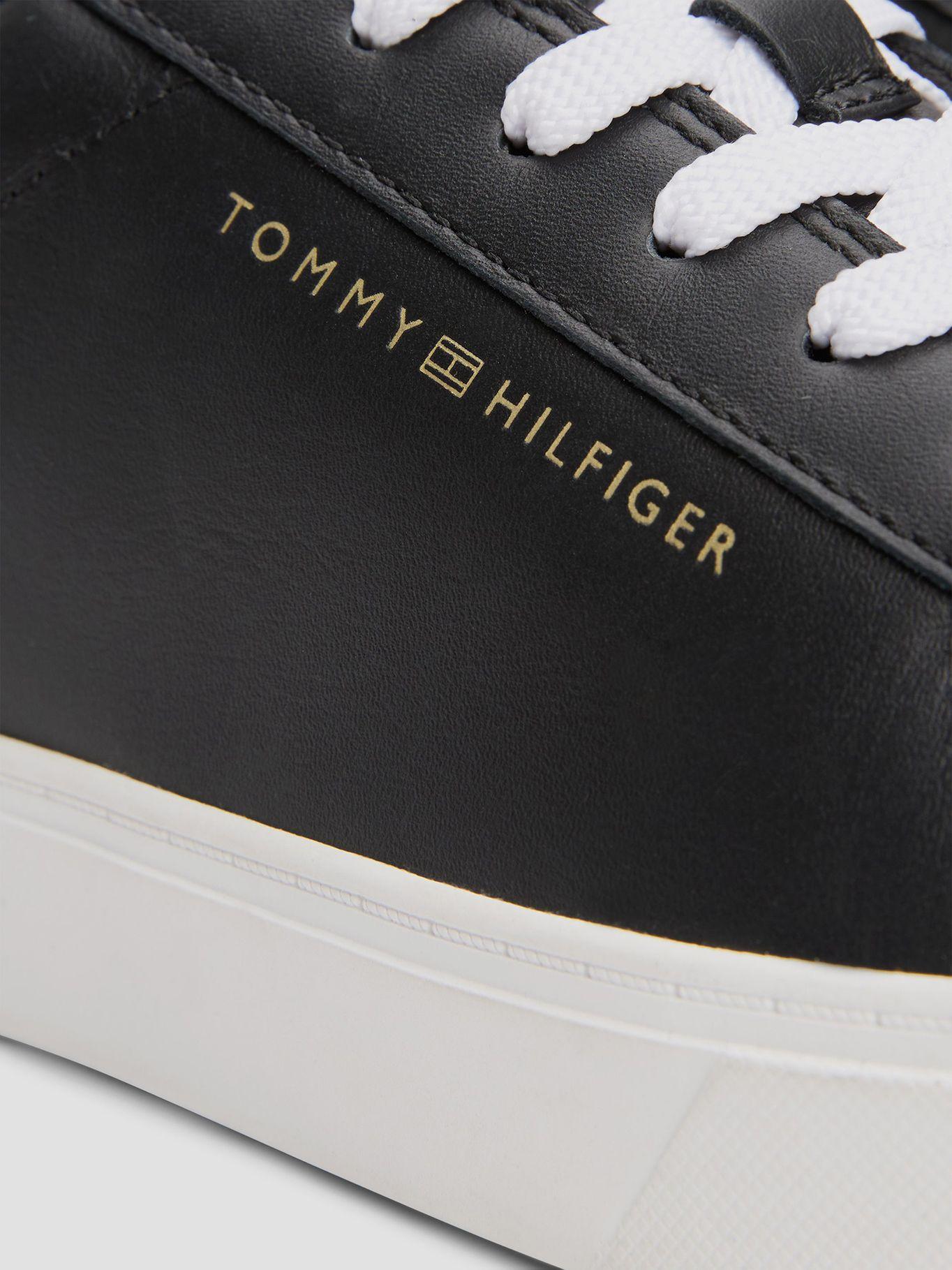 Zapatillas Tenis Essential Cuero Negro Tommy Hilfiger-6