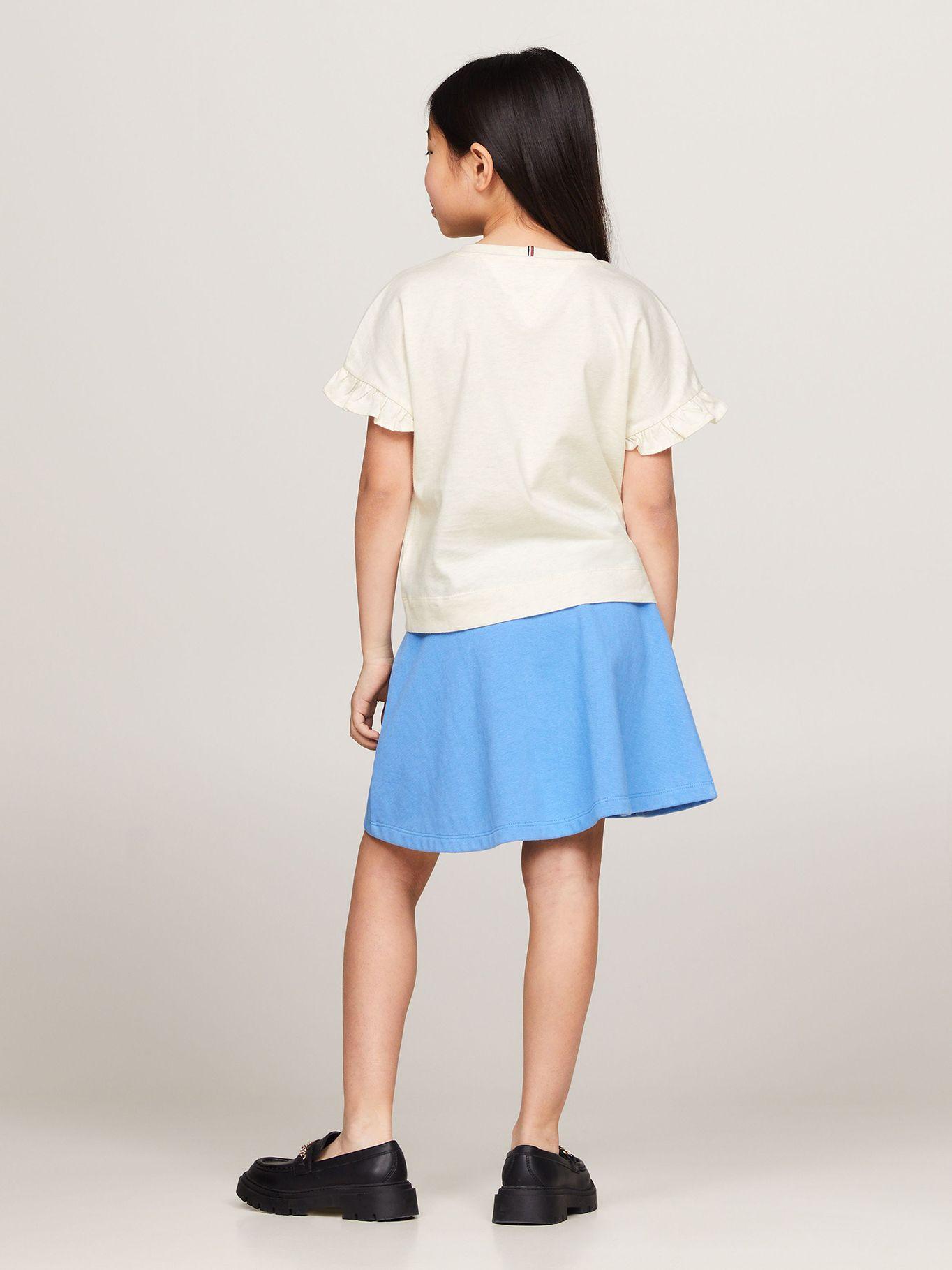 Polera Con Manga Con Volantes Beige Tommy Hilfiger-2