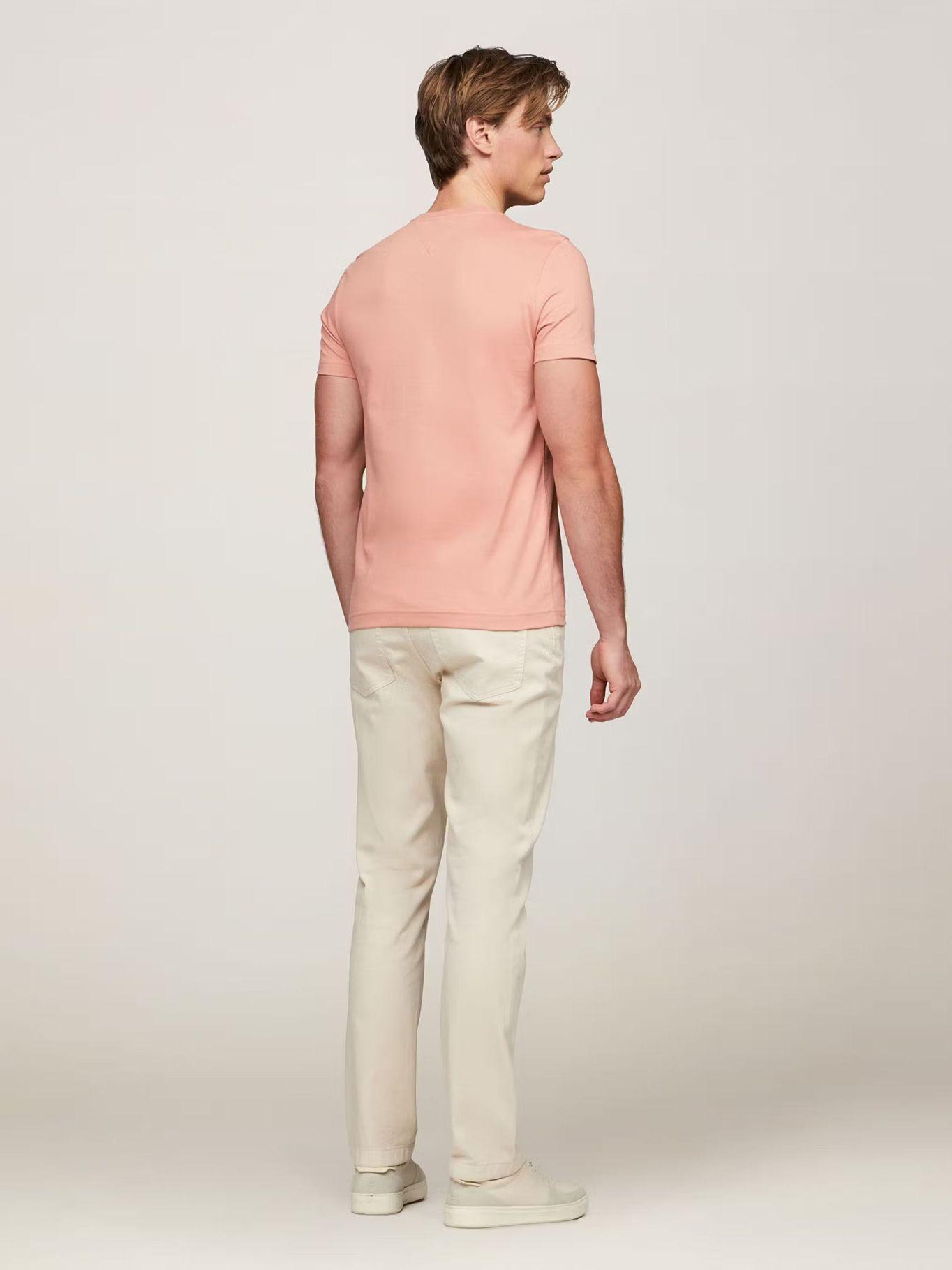 Polera Essential Cotton C-Neck Slim Fit Damasco Tommy Hilfiger-2