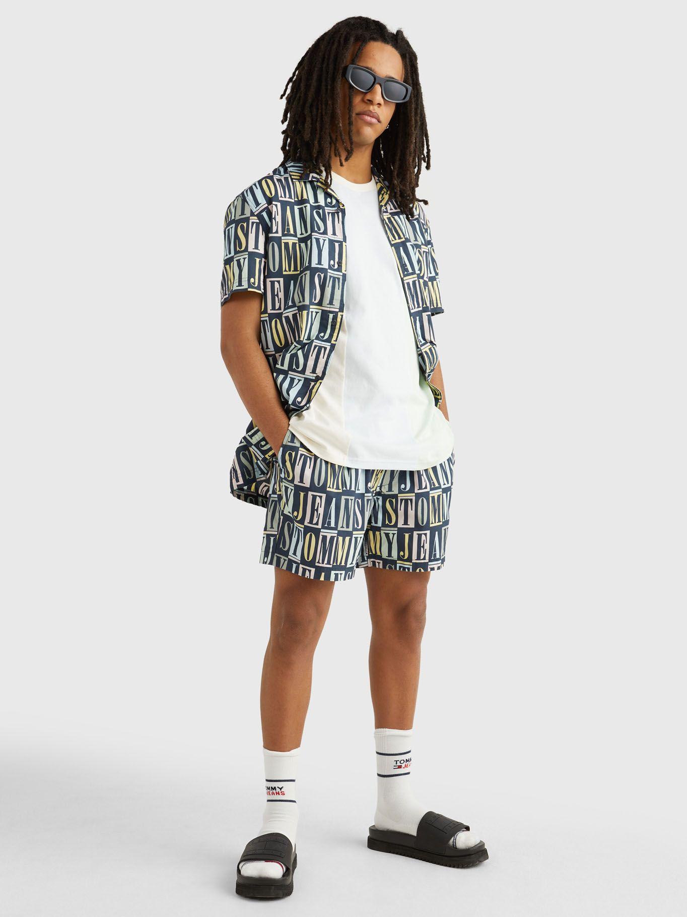 Shorts Camo Azul Tommy Jeans-1