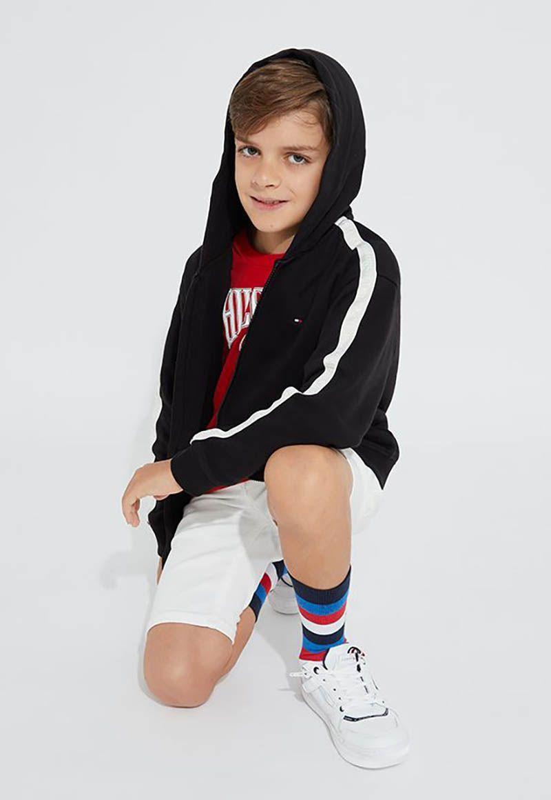 Polerón Hoodie Con Cinta Logo Negro Tommy Hilfiger-2