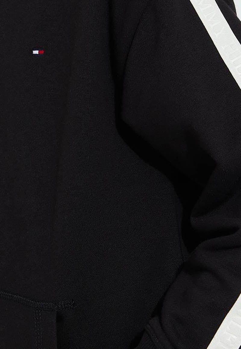 Polerón Hoodie Con Cinta Logo Negro Tommy Hilfiger-3