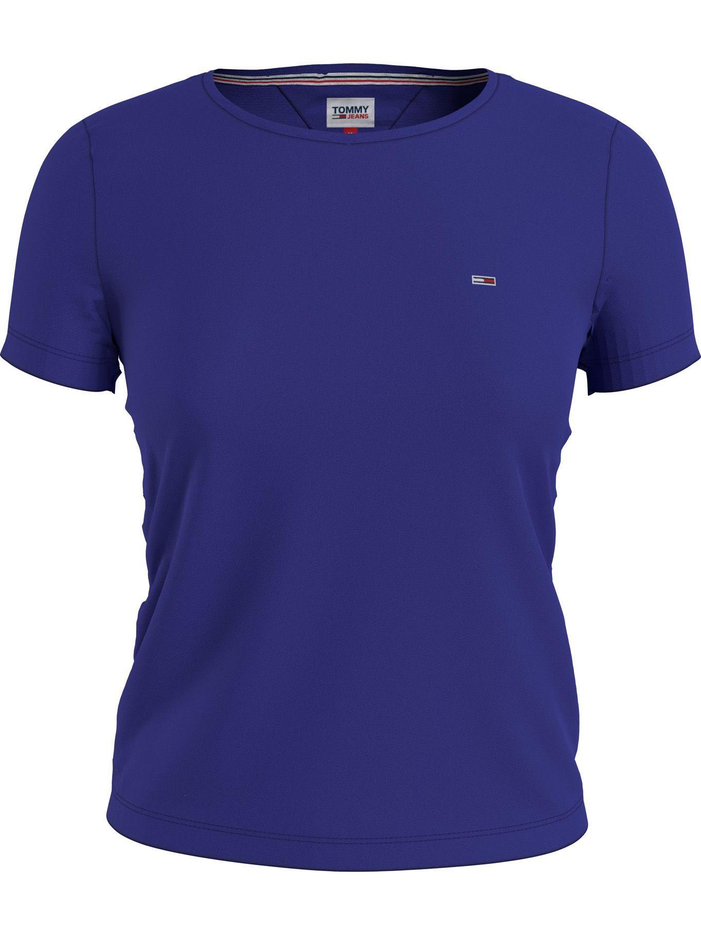 Polera Soft Organic Cotton Con Logo Azul Tommy Hilfiger-0