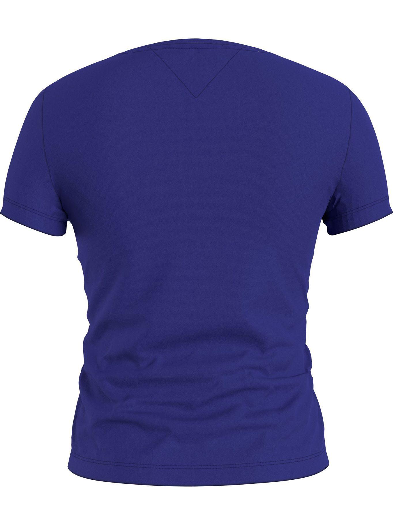 Polera Soft Organic Cotton Con Logo Azul Tommy Hilfiger-1