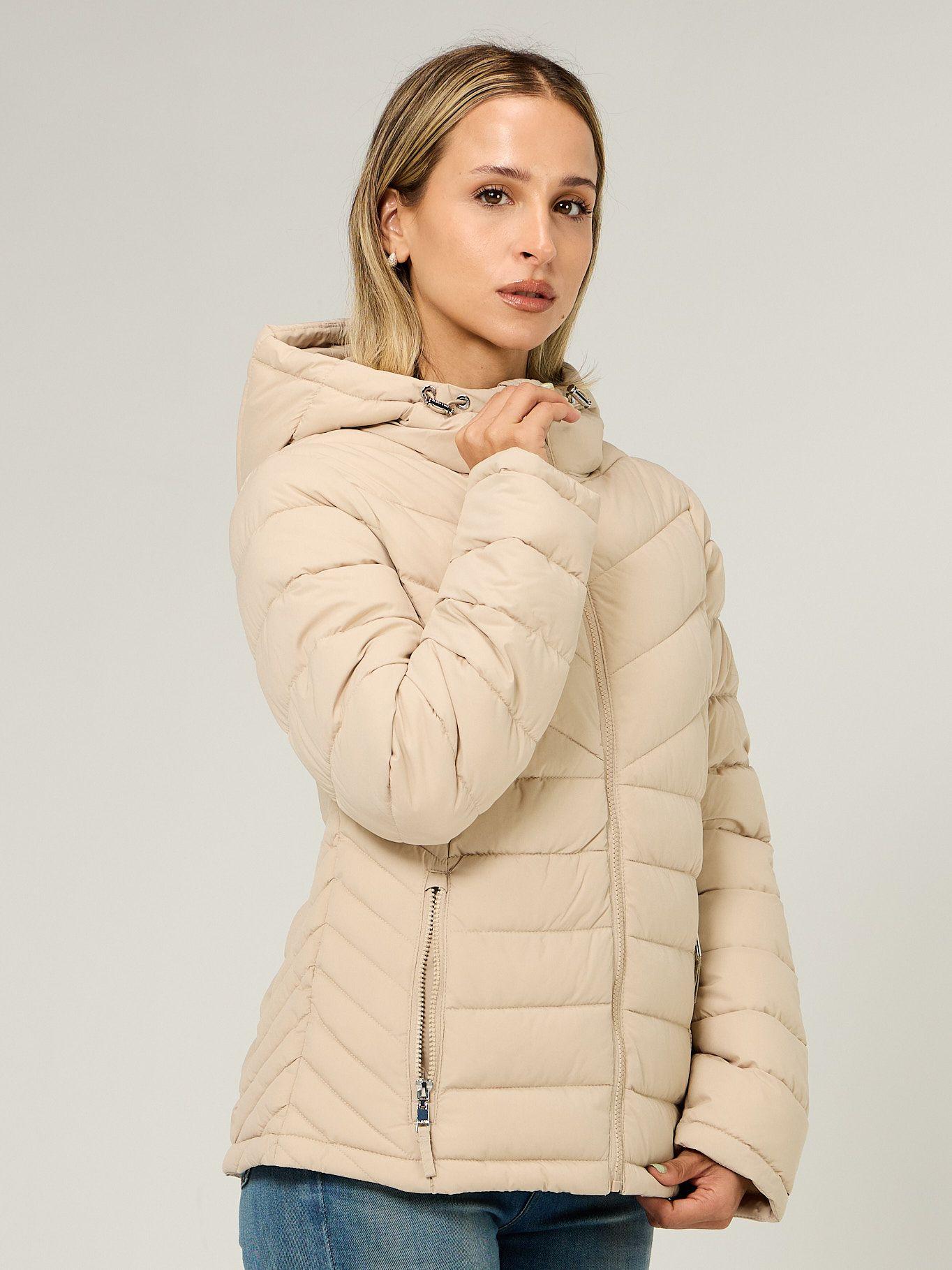 Parka Ligera Acolchada Beige Tommy Hilfiger-0