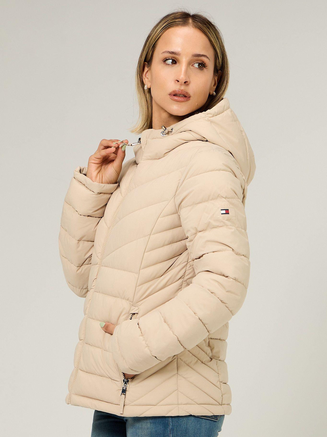 Parka Ligera Acolchada Beige Tommy Hilfiger-3