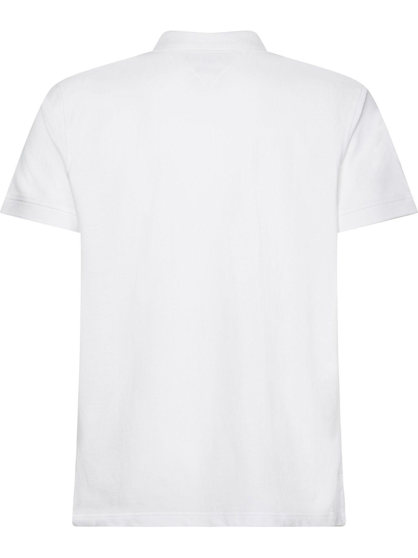 Polo Corporate Logo Regular Fit Blanco Tommy Hilfiger-1