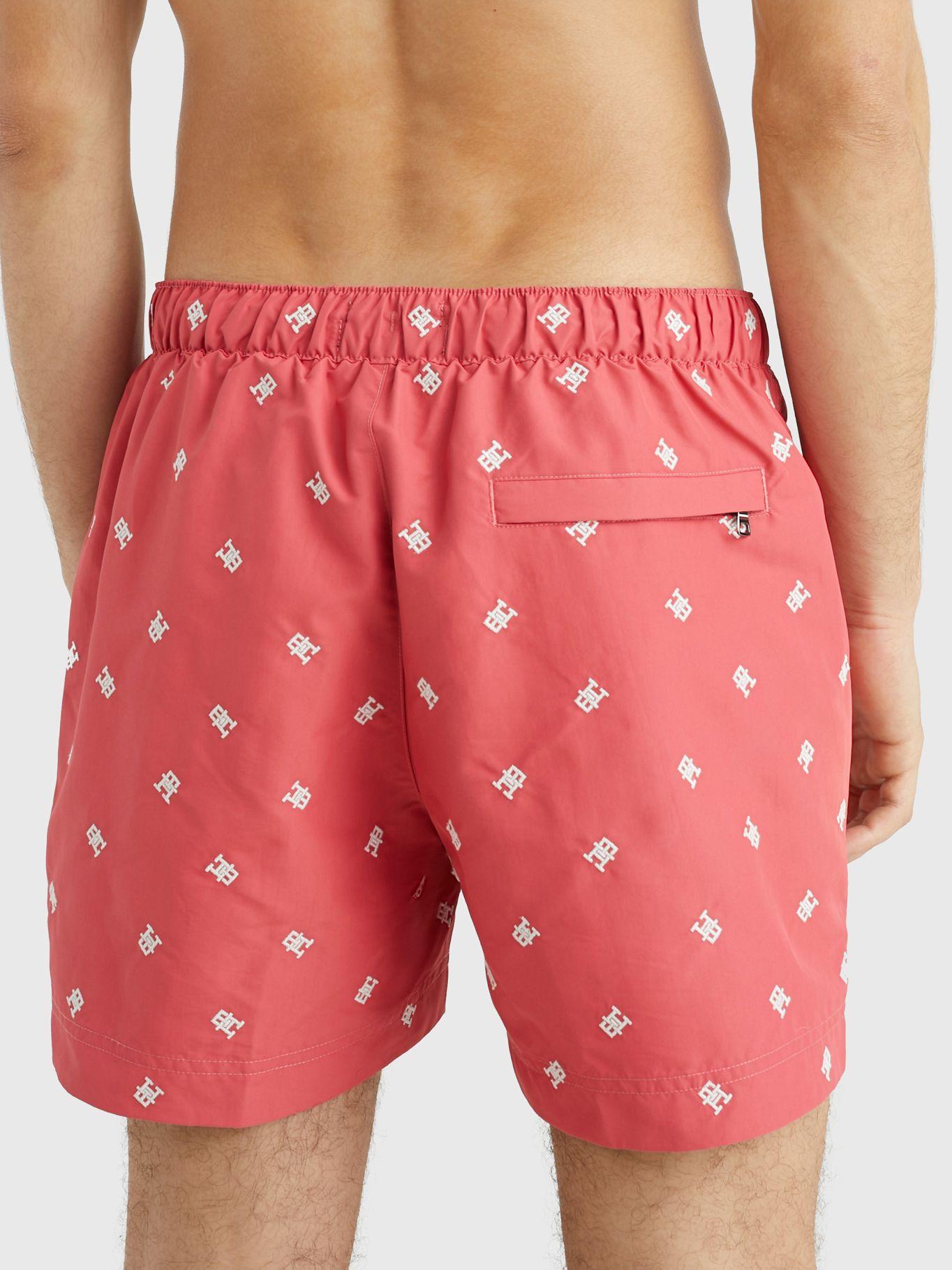 TRAJE DE BAÑO LOGO MONOGRAM ROSADO TOMMY HILFIGER-3