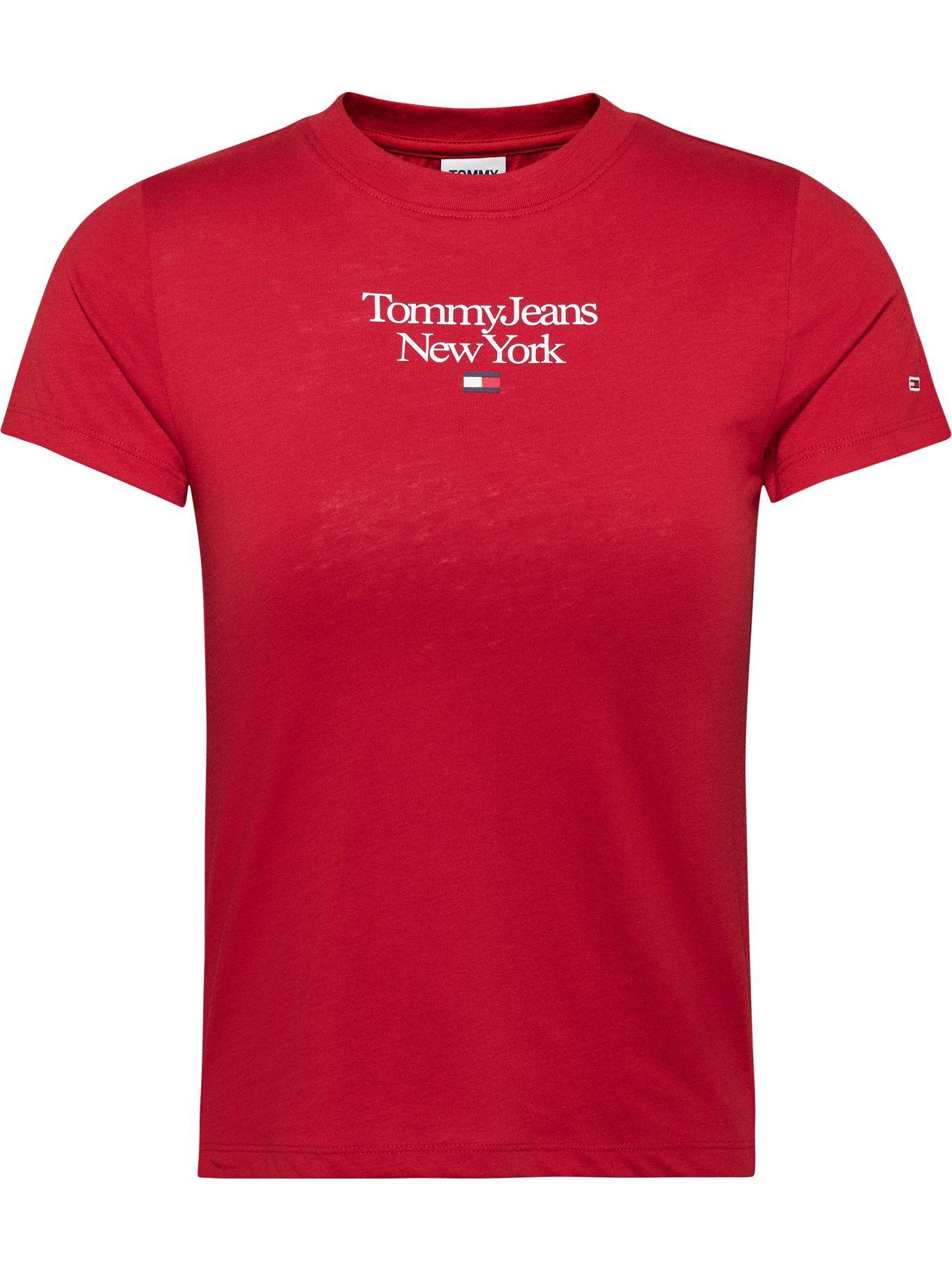 Polera Baby Essential Small Logo Rojo Tommy Hilfiger-0