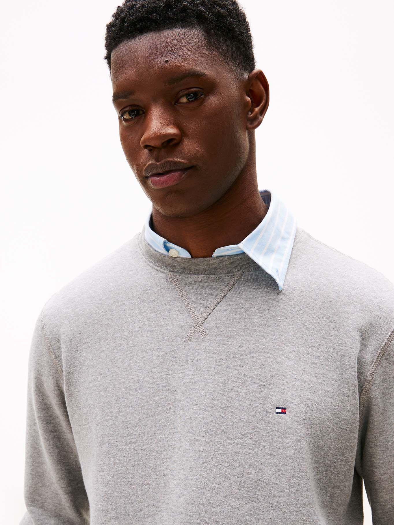 Polerón Essential Con Logo Gris Tommy Hilfiger-3