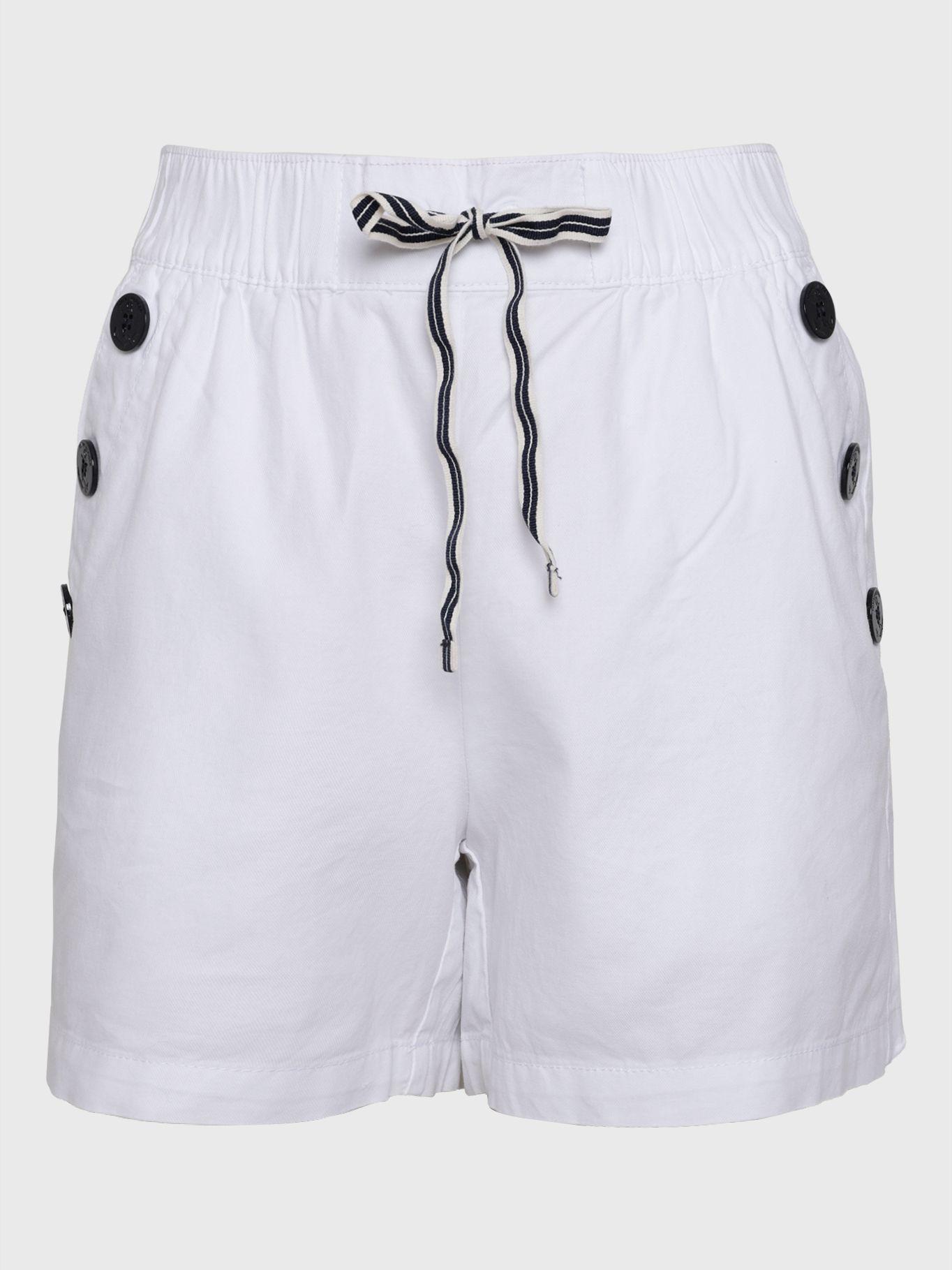 Short Sailor Con Logo Y Cordón Blanco Tommy Hilfiger-0