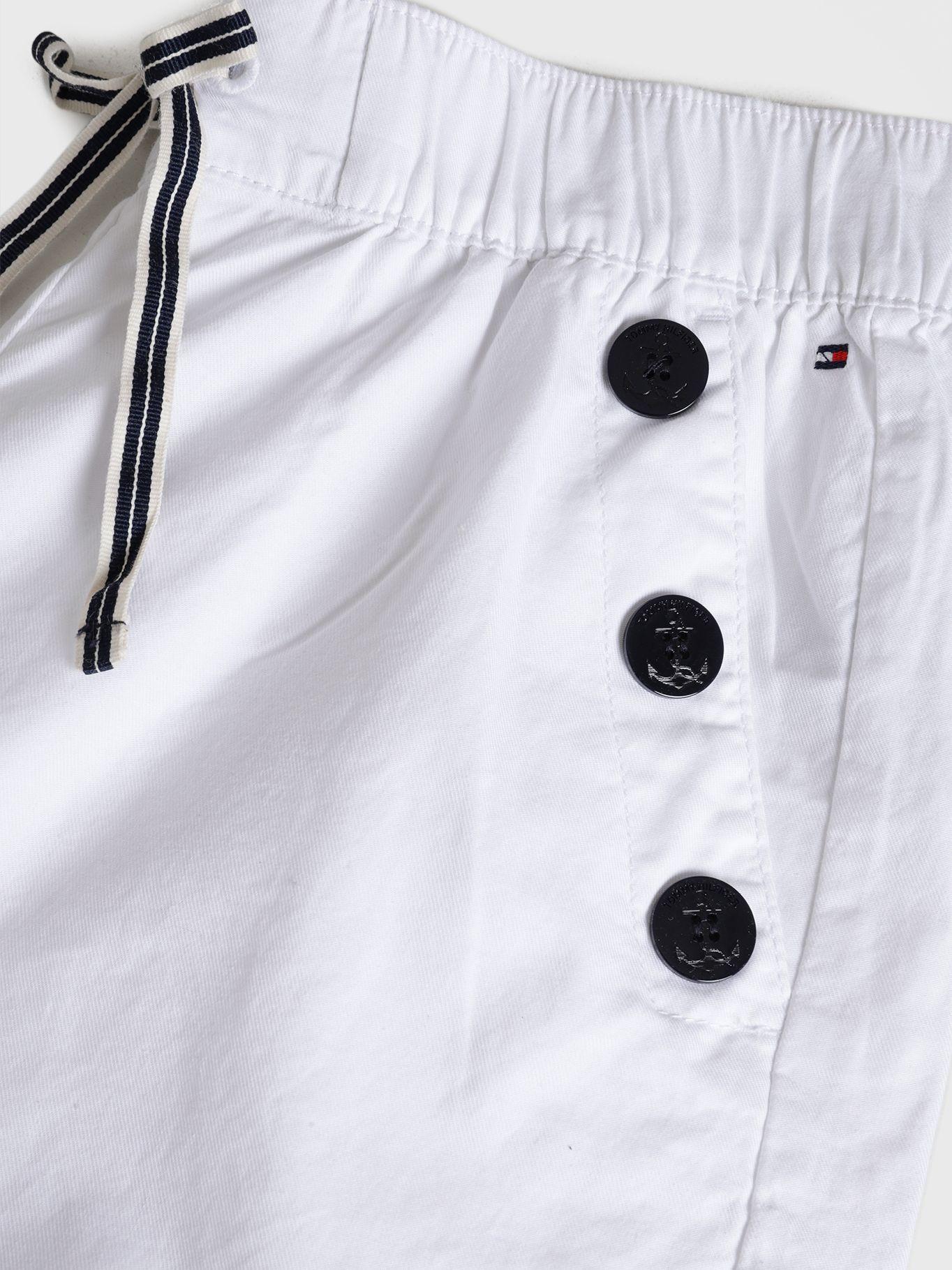 Short Sailor Con Logo Y Cordón Blanco Tommy Hilfiger-3