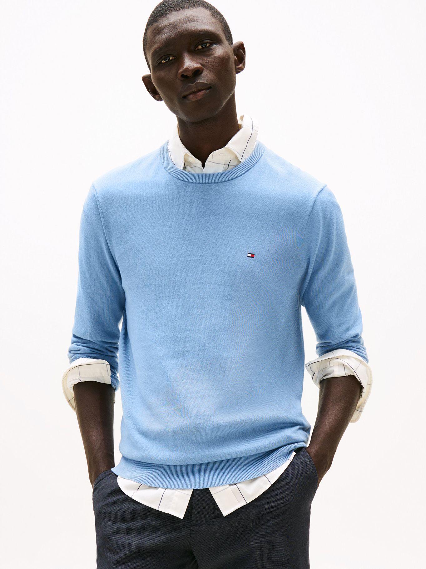 Sweater Essential C/Neck Celeste Tommy Hilfiger-0