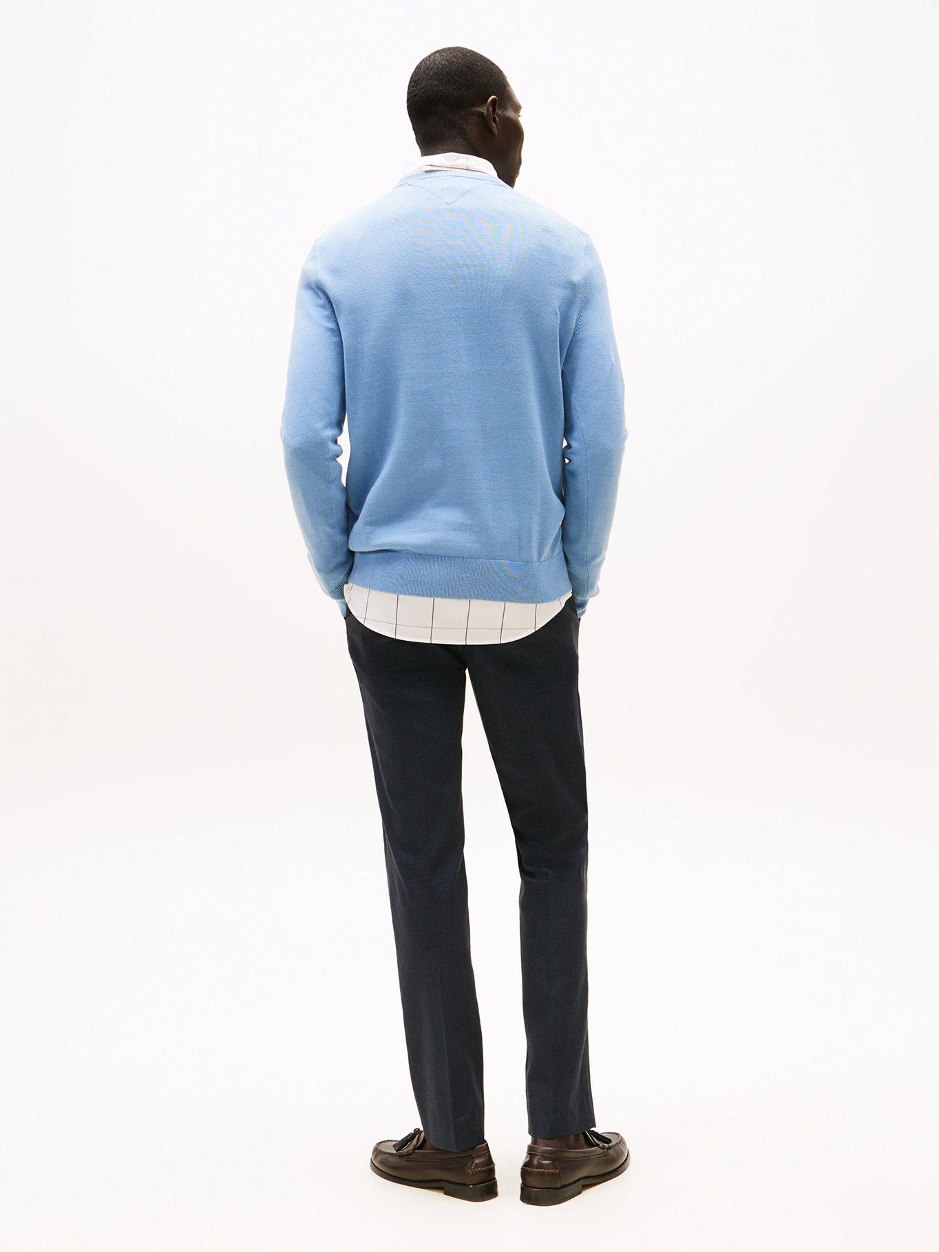 Sweater Essential C/Neck Celeste Tommy Hilfiger-2