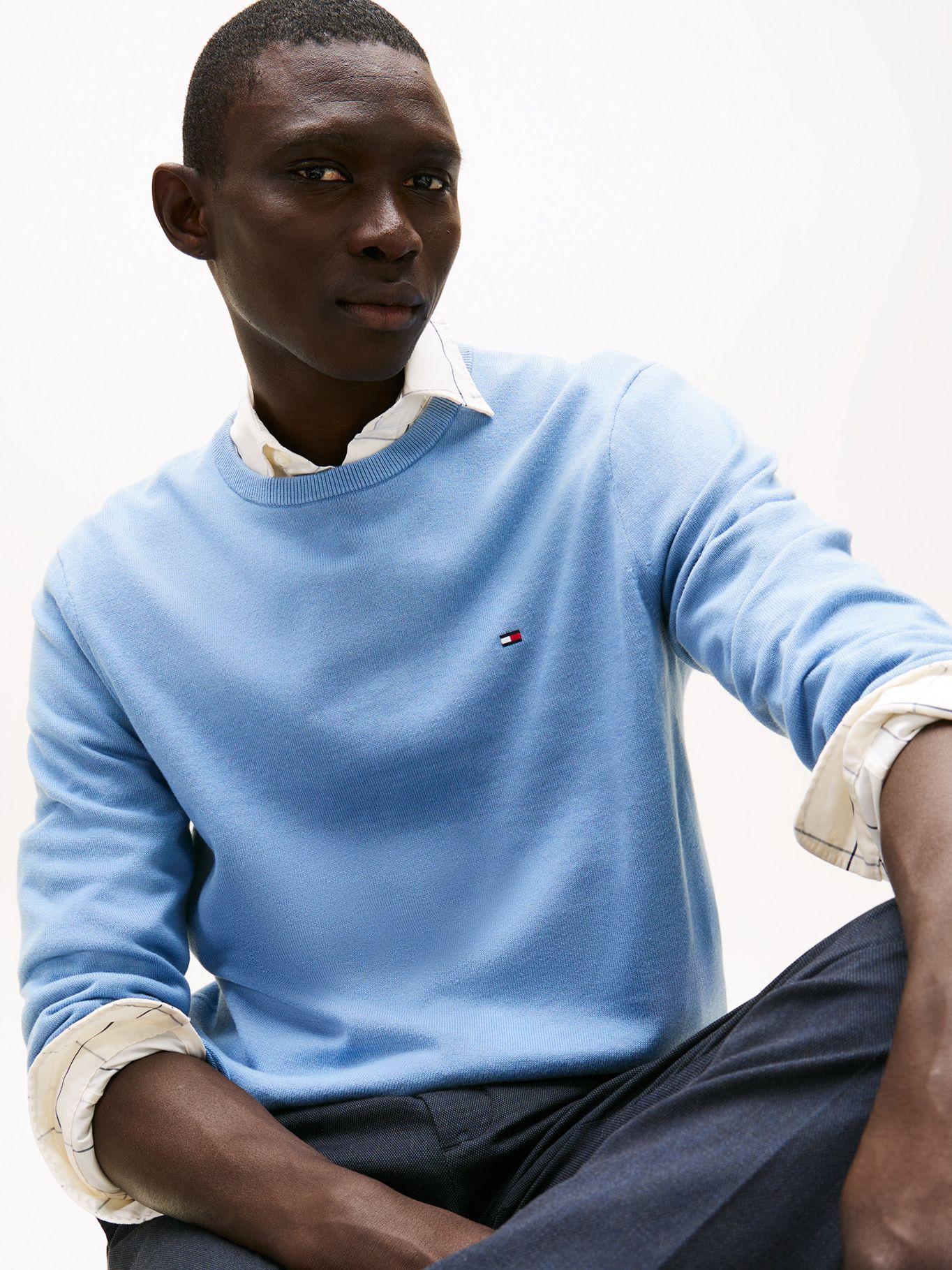 Sweater Essential C/Neck Celeste Tommy Hilfiger-3