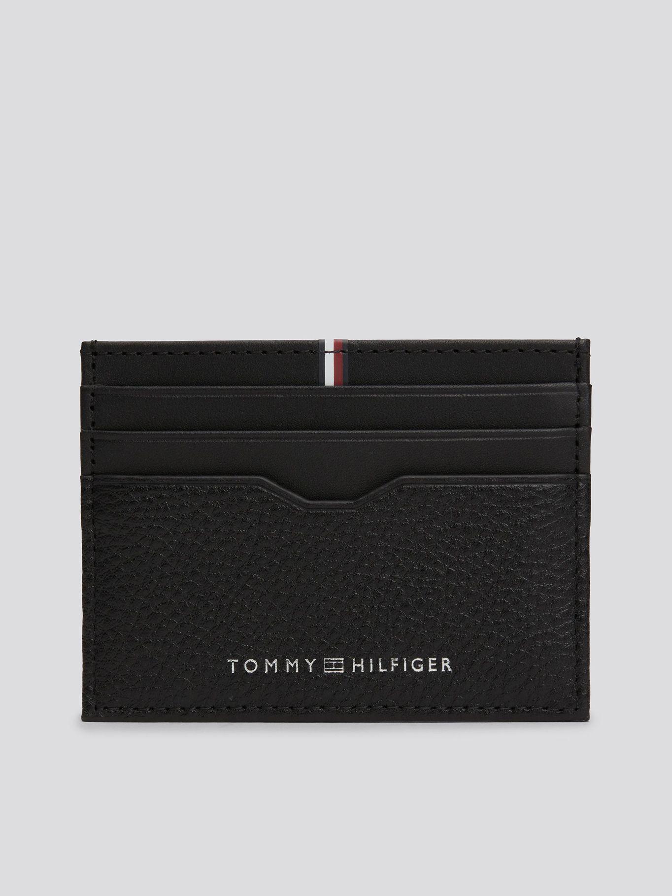Tarjetero Mixed Textured Negro Tommy Hilfiger-0