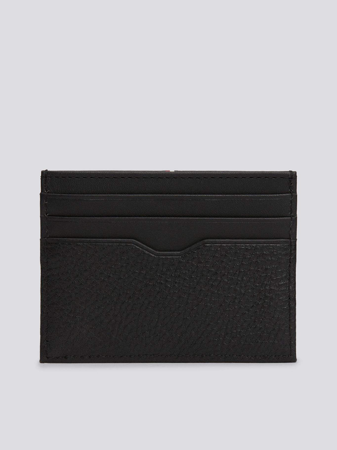 Tarjetero Mixed Textured Negro Tommy Hilfiger-1