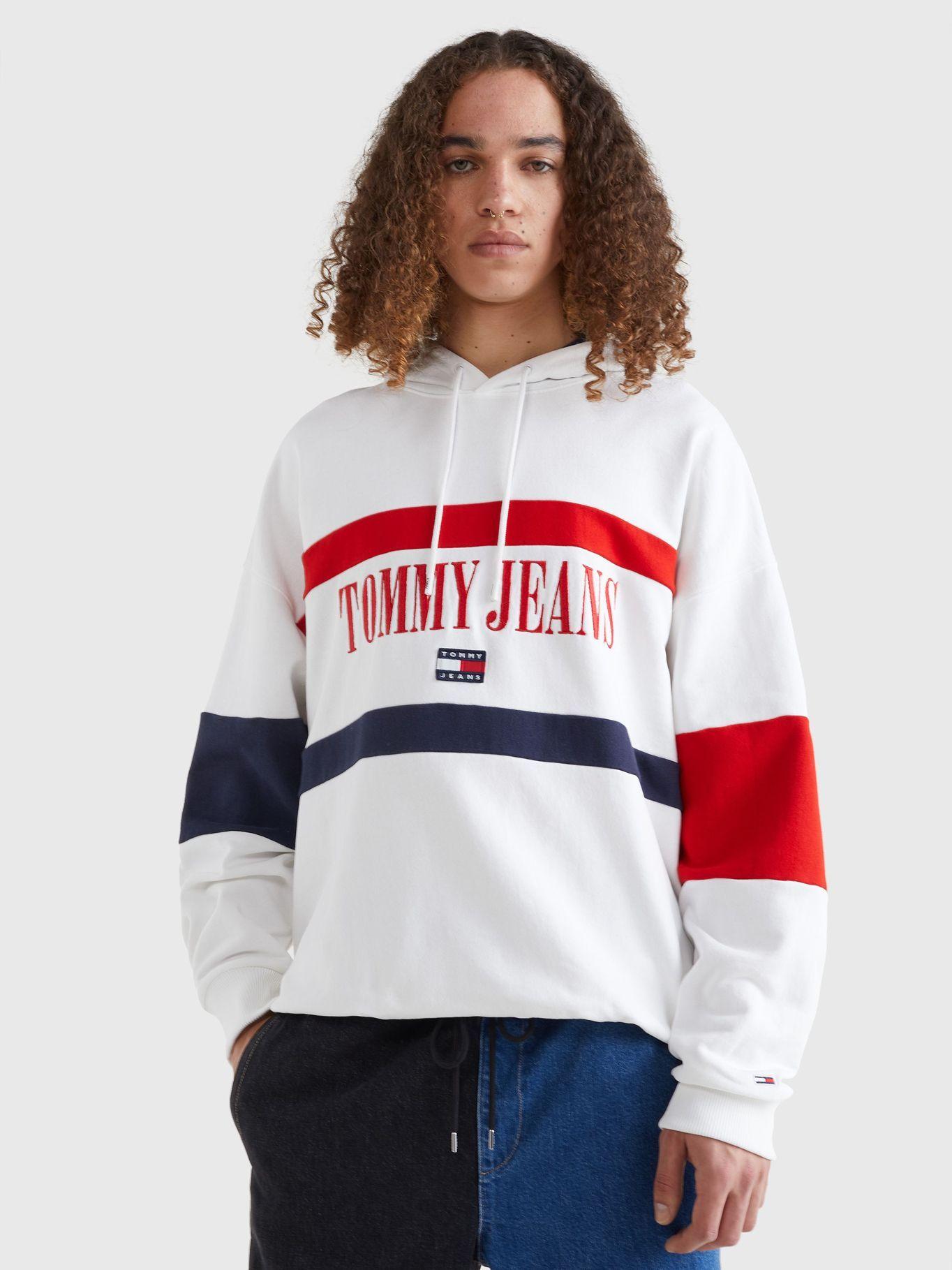Polerón Hoodie Skater Con Logo Blanco Tommy Jeans-0