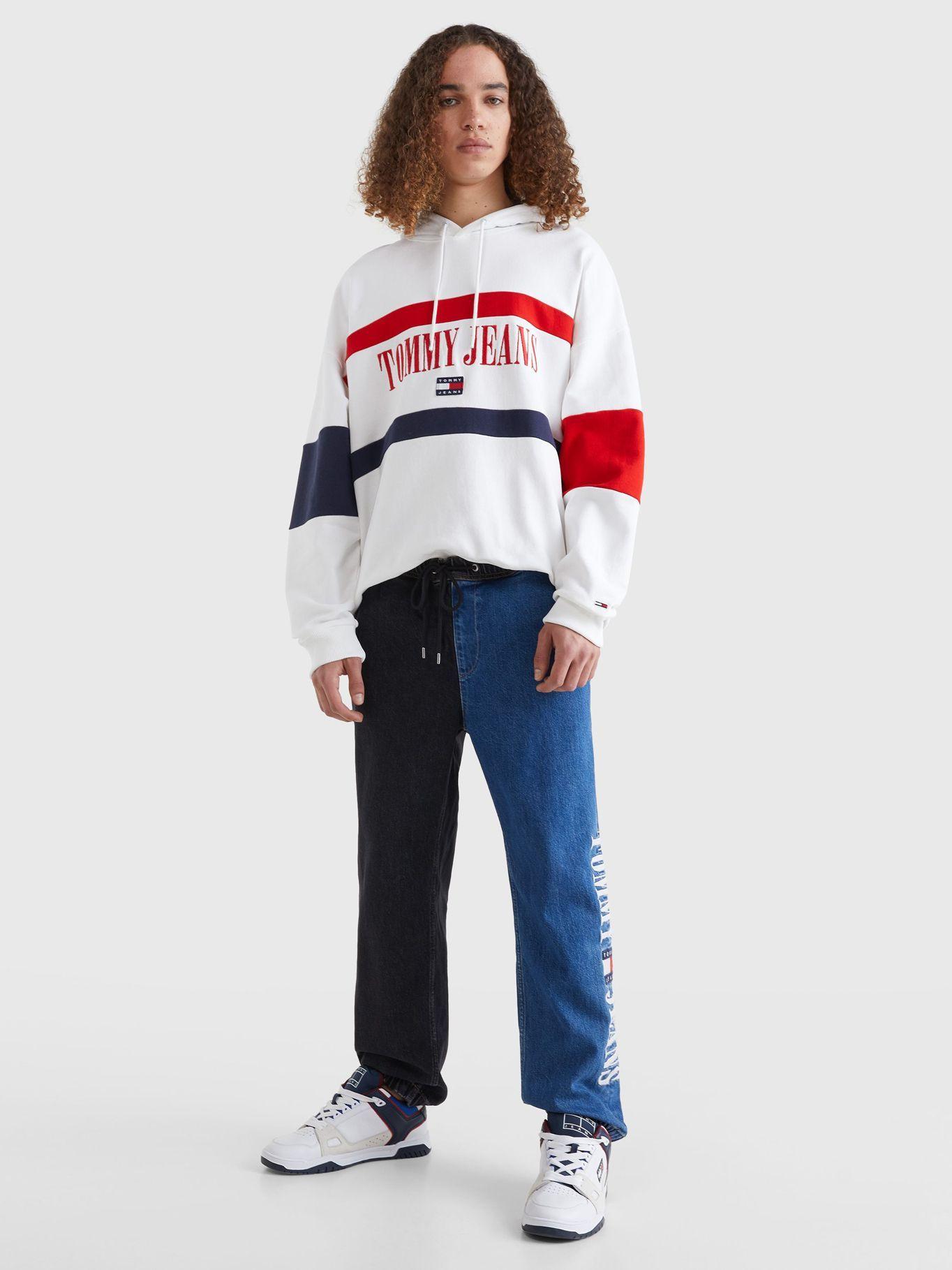 Polerón Hoodie Skater Con Logo Blanco Tommy Jeans-1