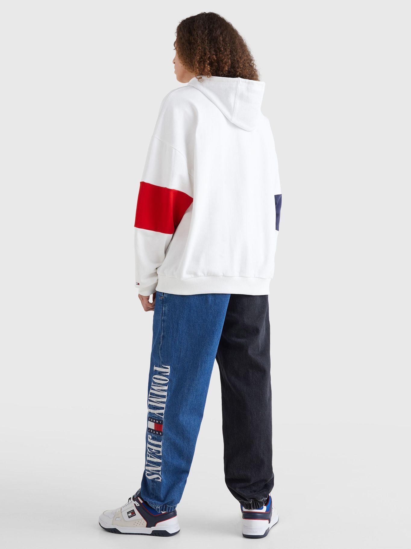 Polerón Hoodie Skater Con Logo Blanco Tommy Jeans-2
