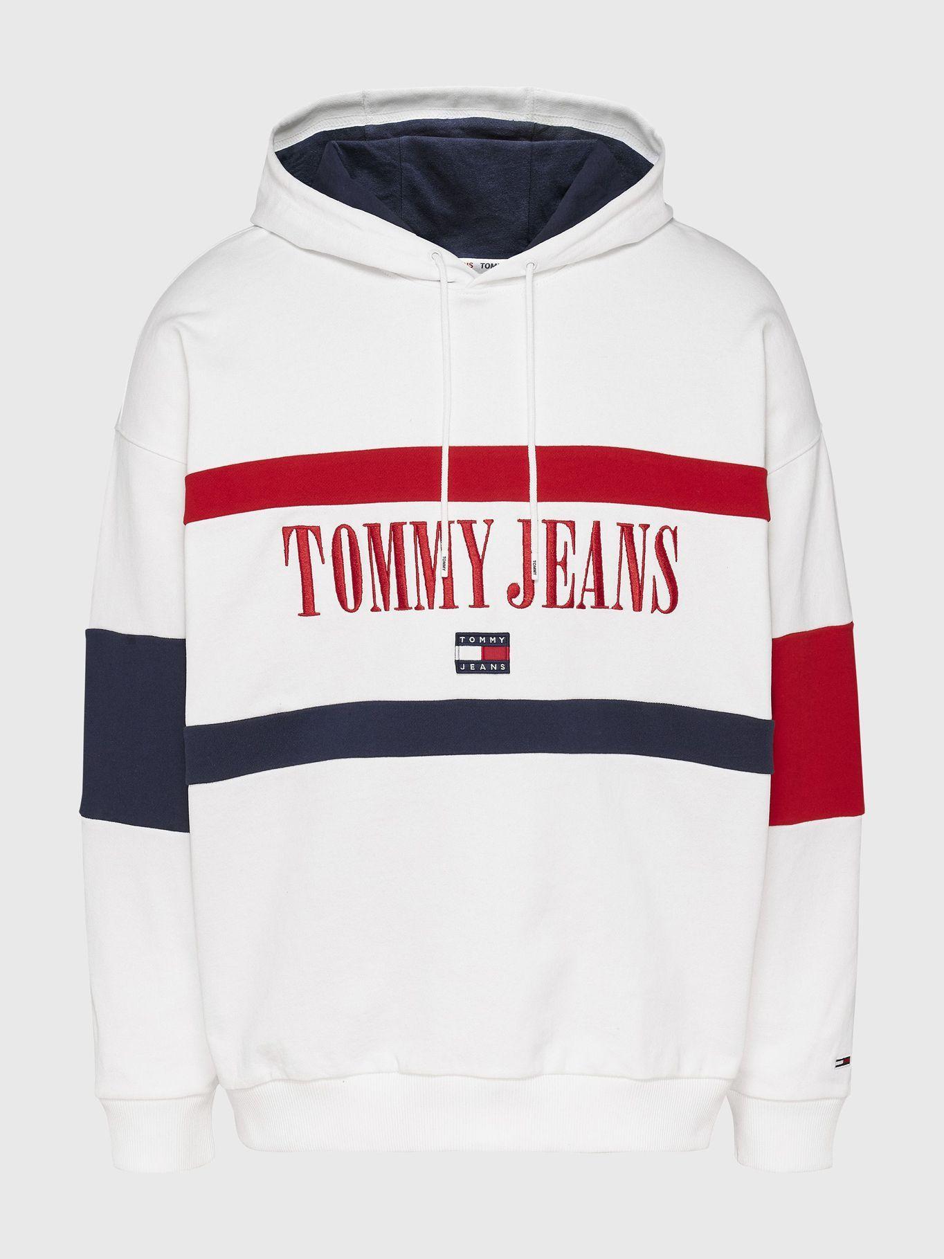 Polerón Hoodie Skater Con Logo Blanco Tommy Jeans-4