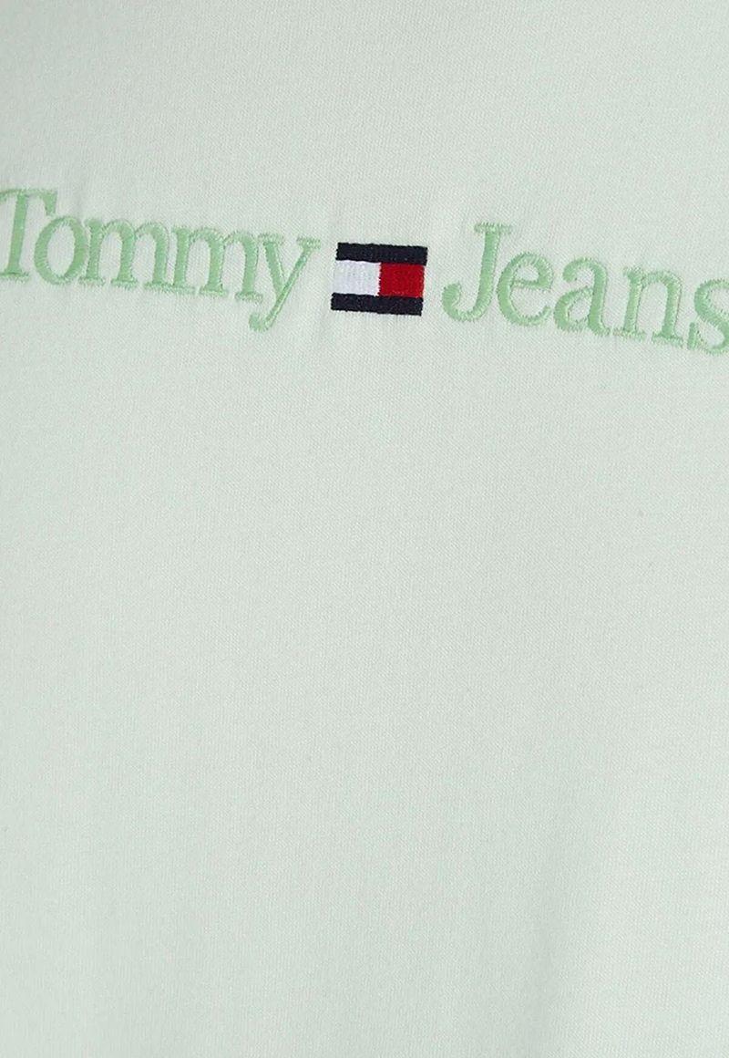 Polera Regular Small Logo Verde Tommy Jeans-3