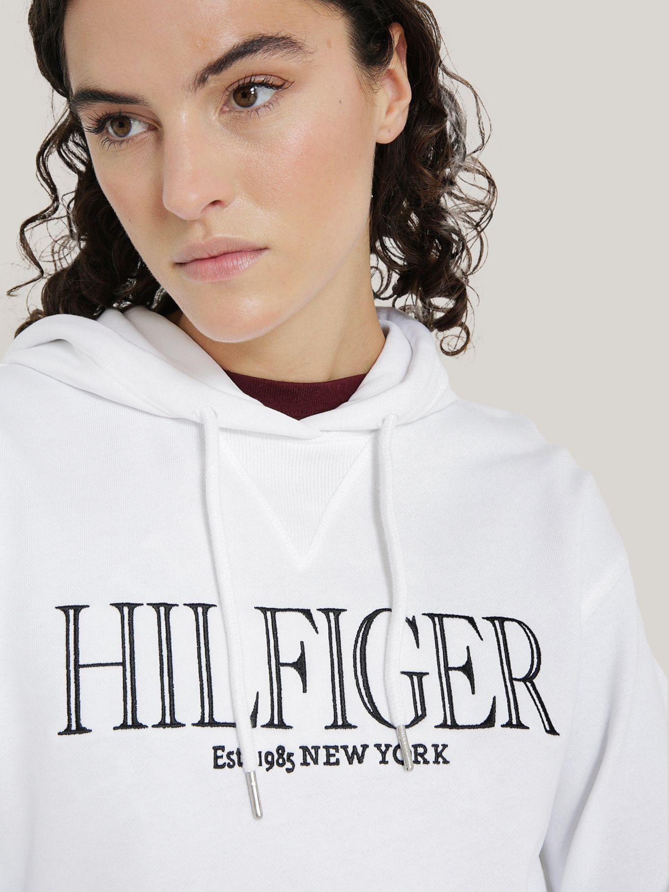Polerón Hoodie Con Logo Monotype Blanco Tommy Hilfiger-3