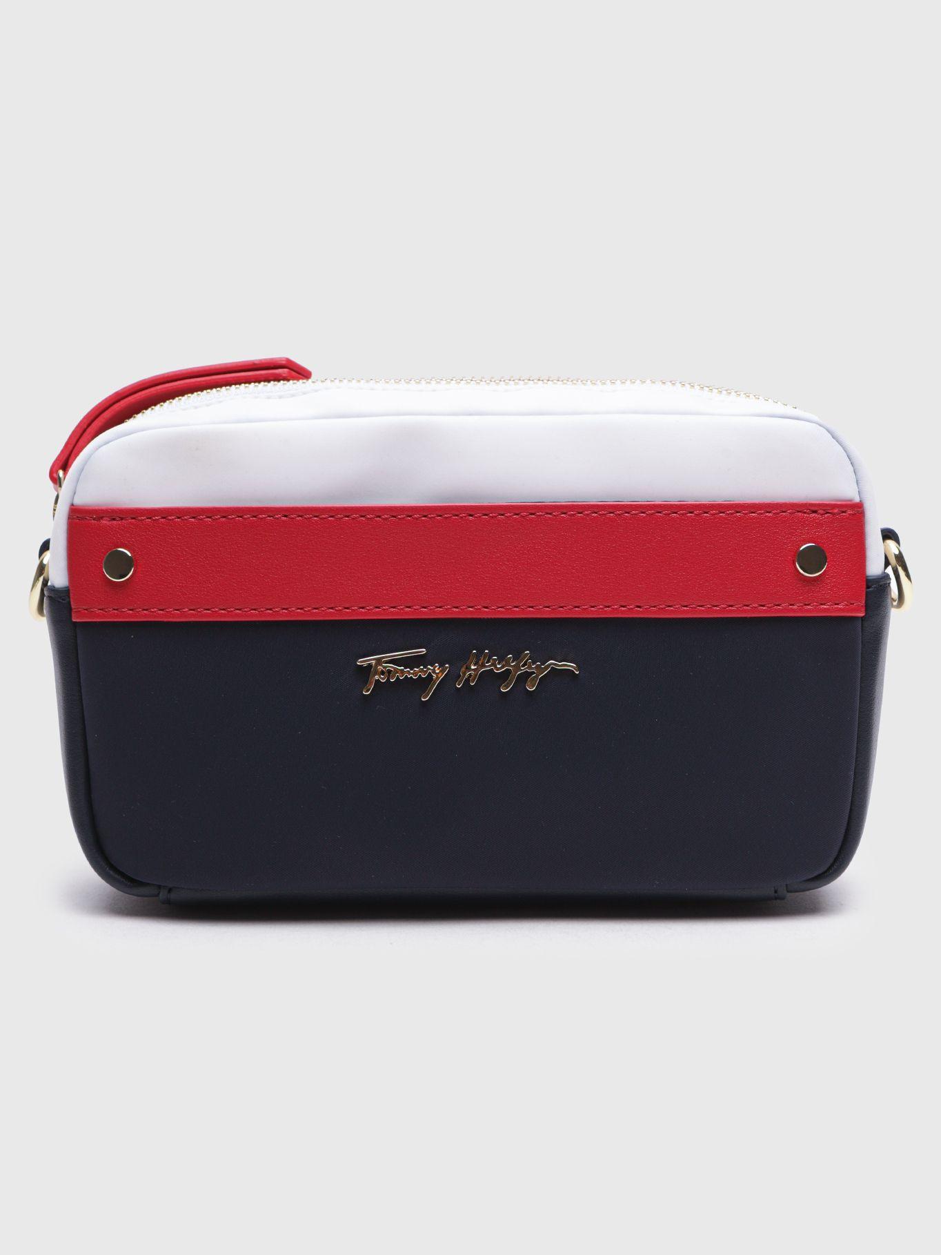 Bolso Bandolera Con Cierre Azul Tommy Hilfiger-0