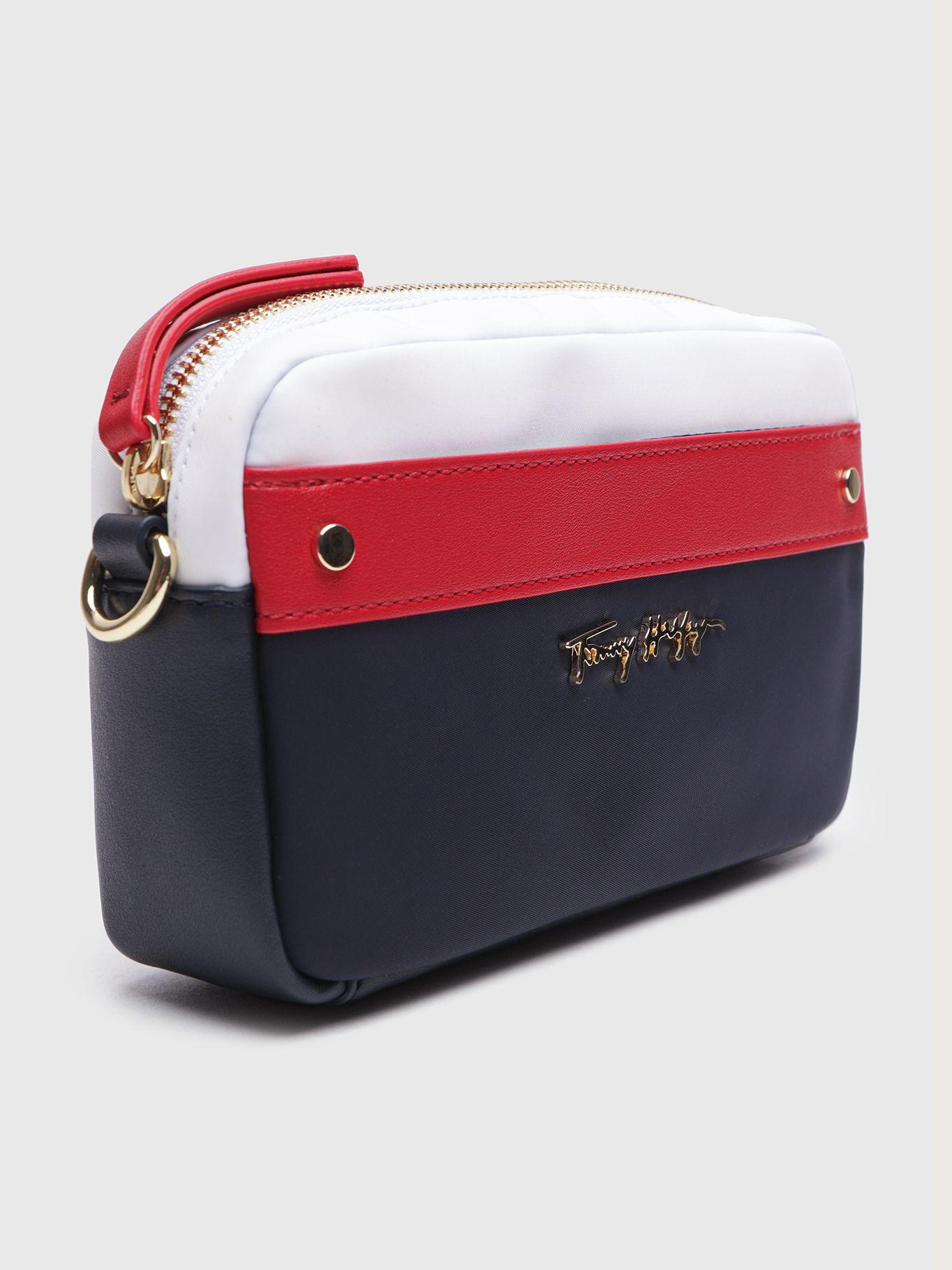 Bolso Bandolera Con Cierre Azul Tommy Hilfiger-2