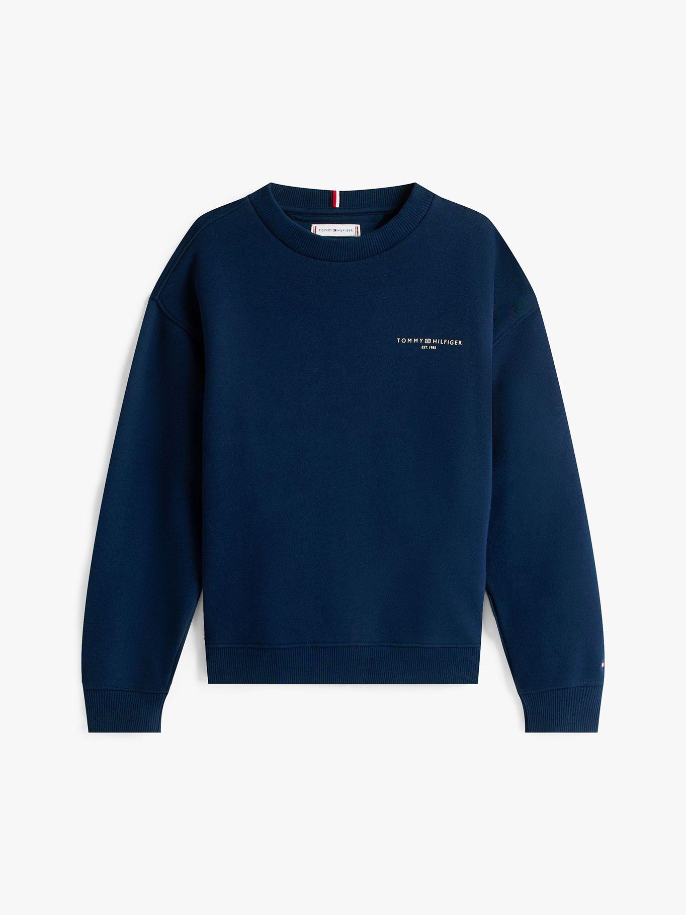 Polerón Corporate Logo Azul Tommy Hilfiger-8