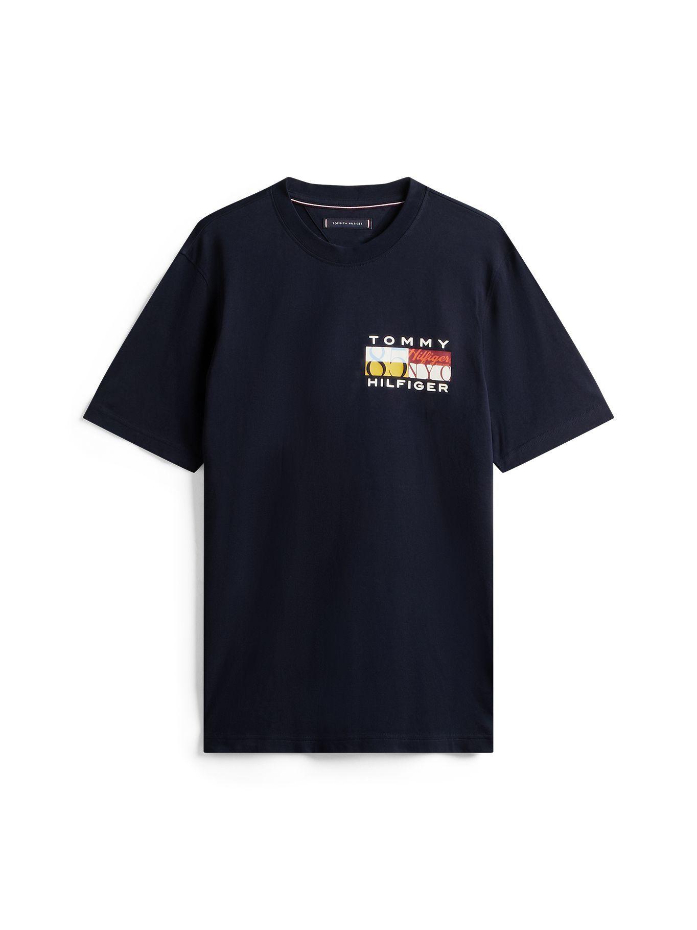 Polera Colour Flag  Logo Azul Tommy Hilfiger-4