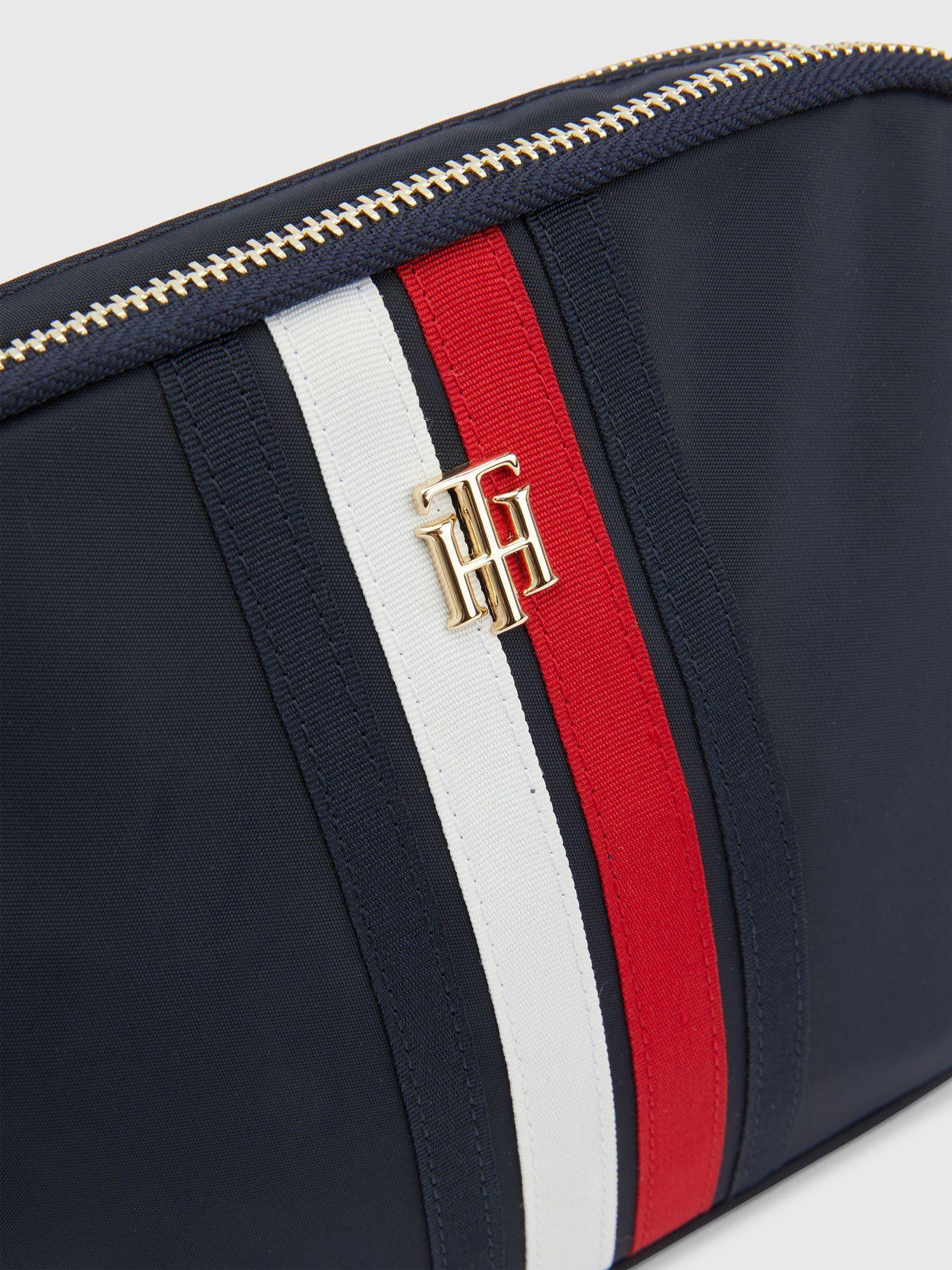 Cartera Poppy Global Stripe Azul Tommy Hilfiger-2