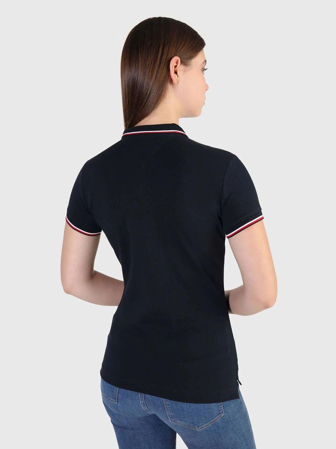 Polo Con Cinta Distintiva Azul Tommy Hilfiger-2