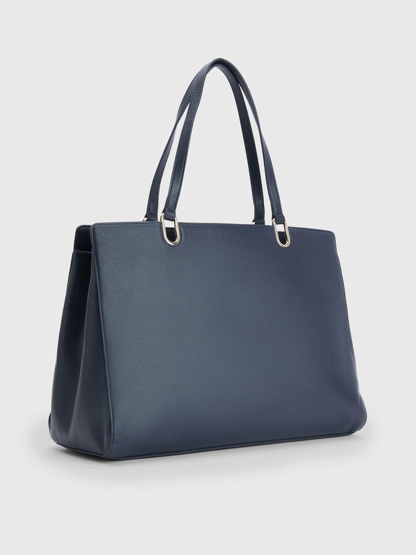 Cartera Satchell Monogram Azul Tommy Hilfiger-4