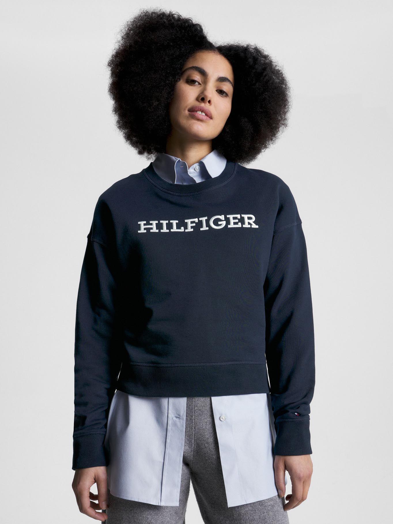 Polerón Logo Monotype C-Neck Azul Tommy Hilfiger-0