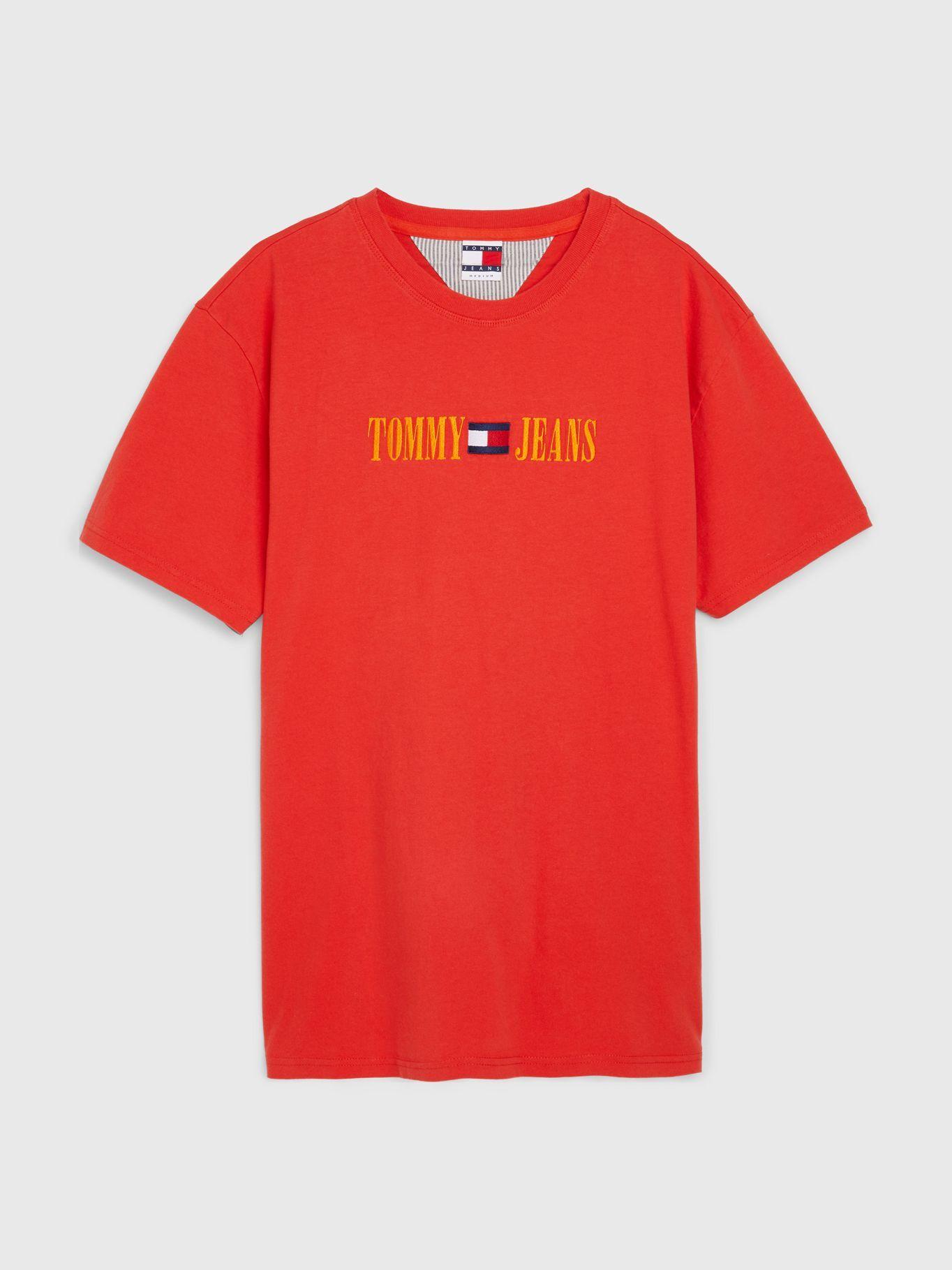 Polera Pop Logo Flag Rojo Tommy Hilfiger-1