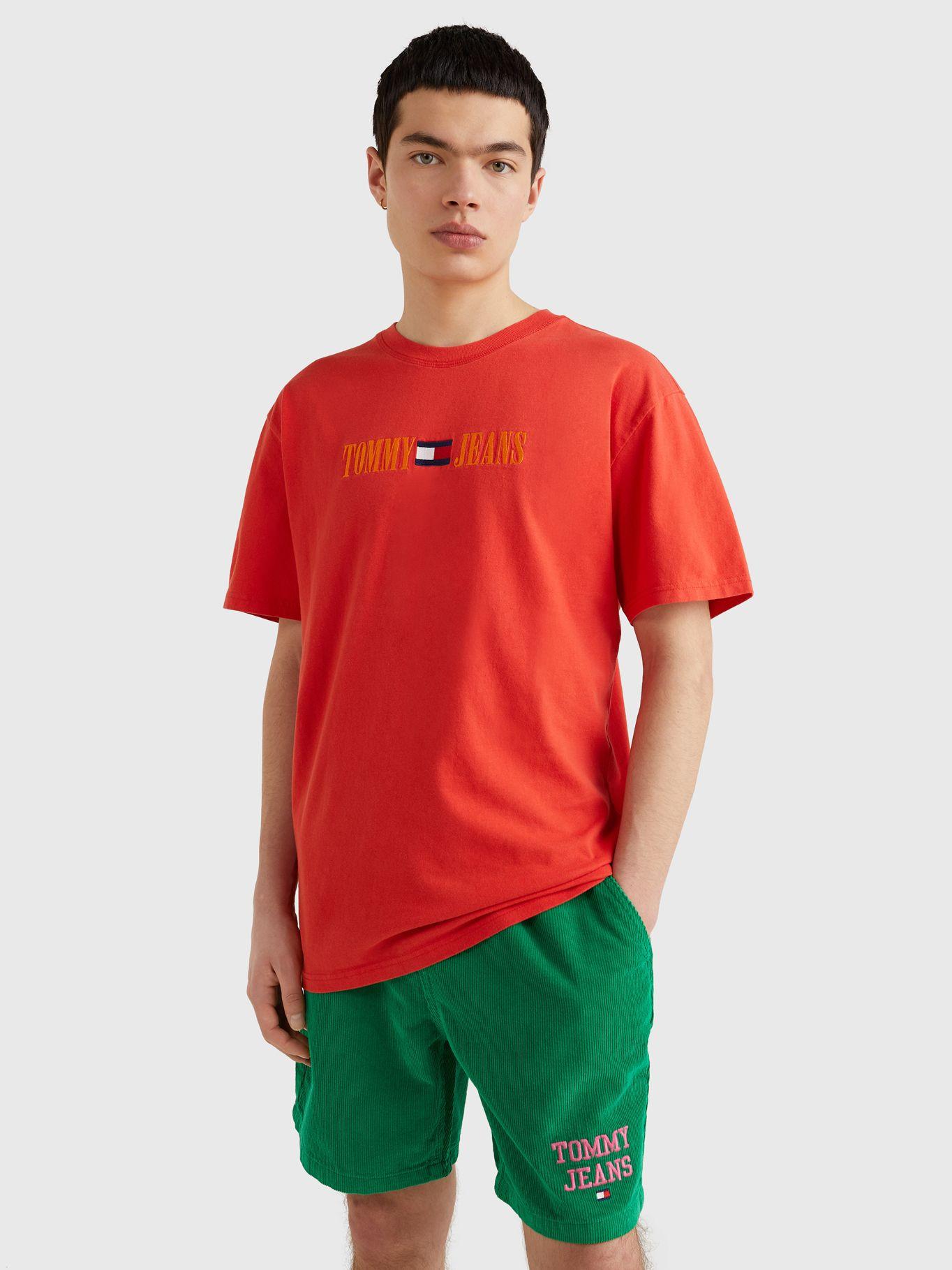 Polera Pop Logo Flag Rojo Tommy Hilfiger-3