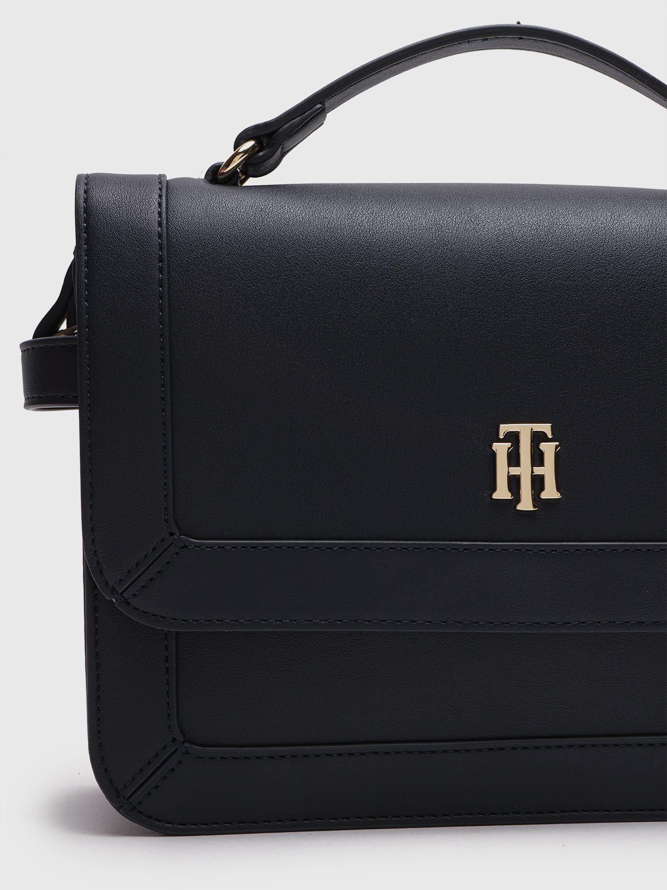 Bolso Bandolera Con Solapa Azul Tommy Hilfiger-3