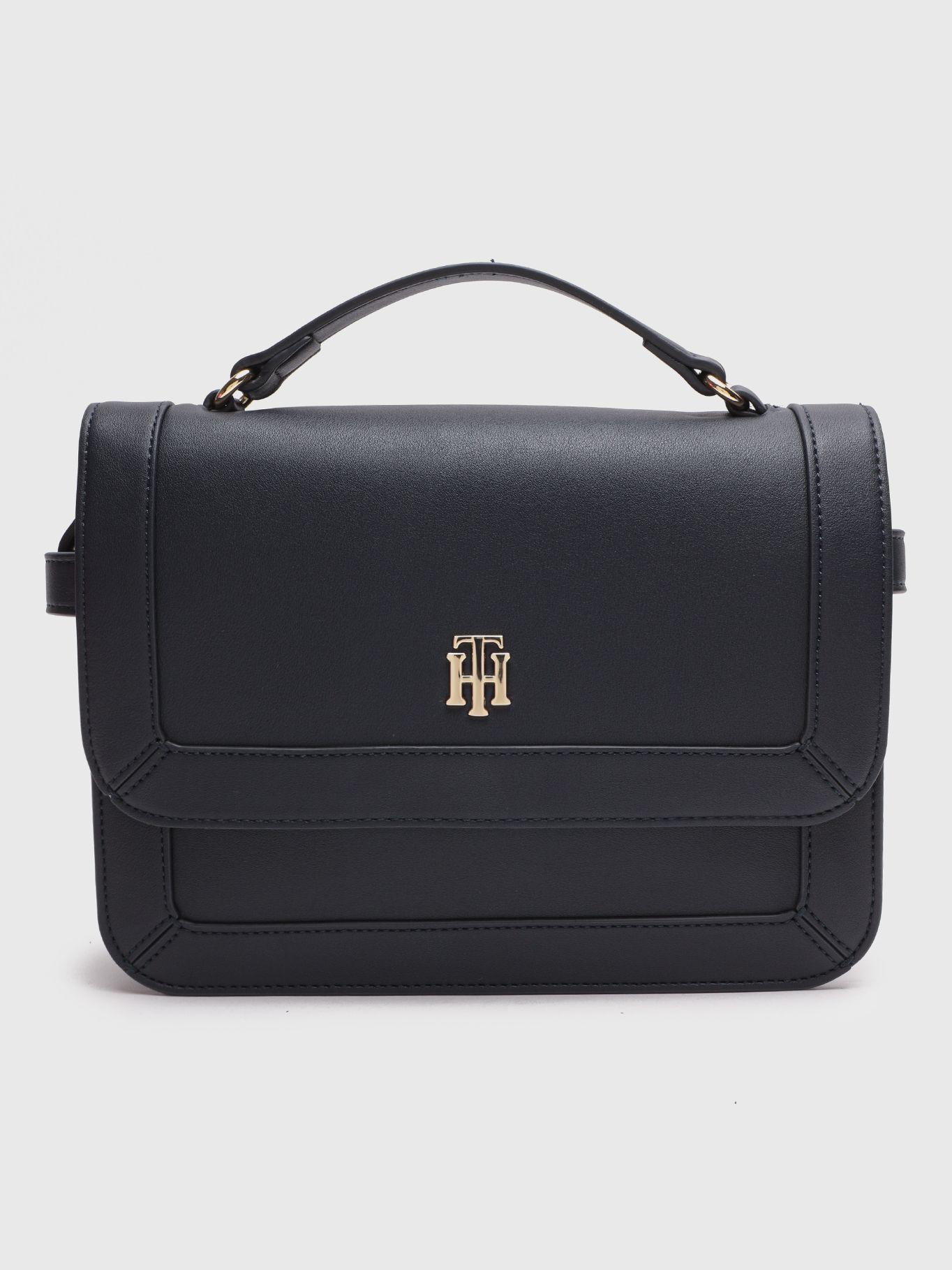 Bolso Bandolera Con Solapa Azul Tommy Hilfiger-0