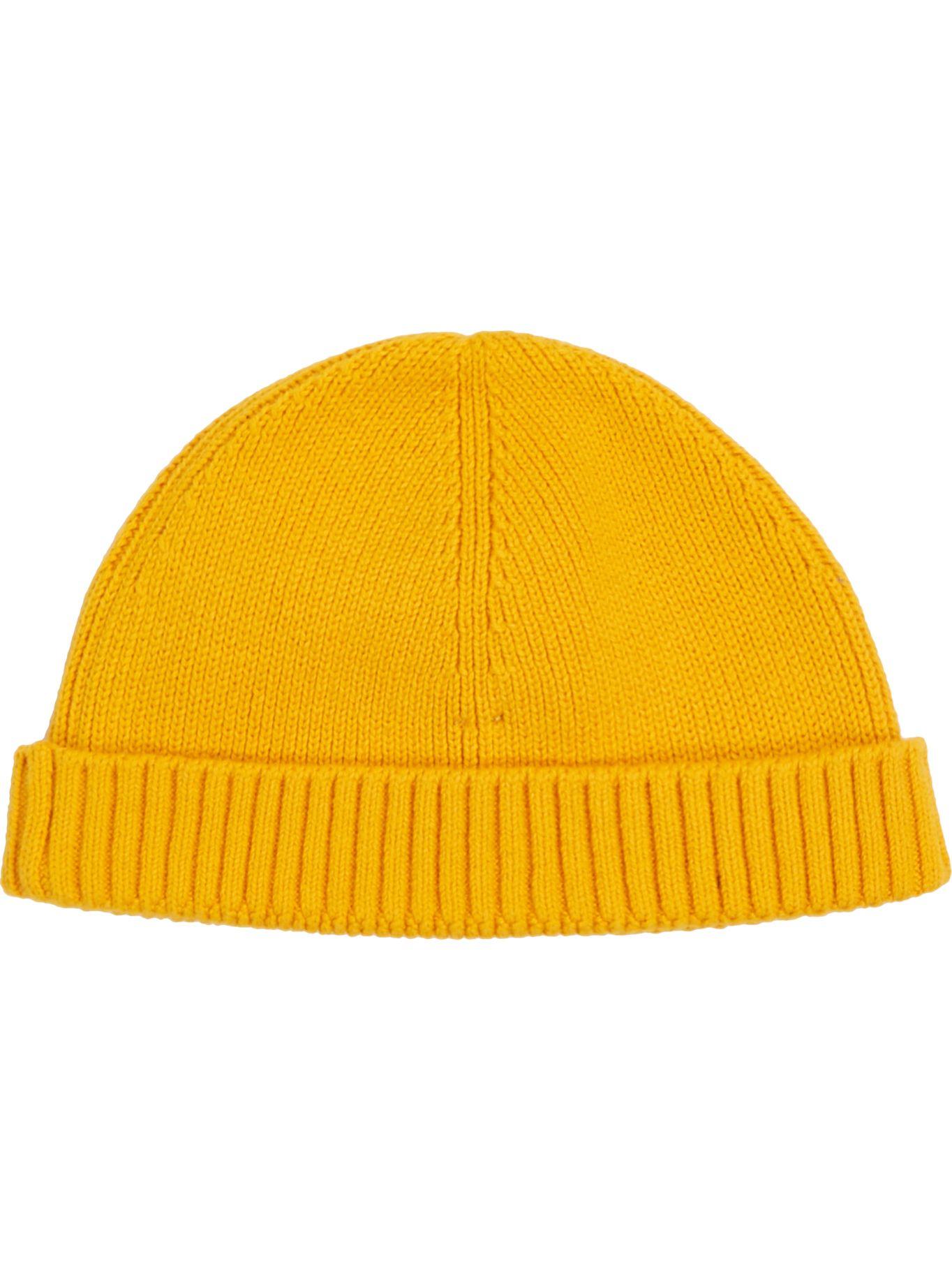 Gorro Beanie Flag Logo Amarillo Tommy Hilfiger-1