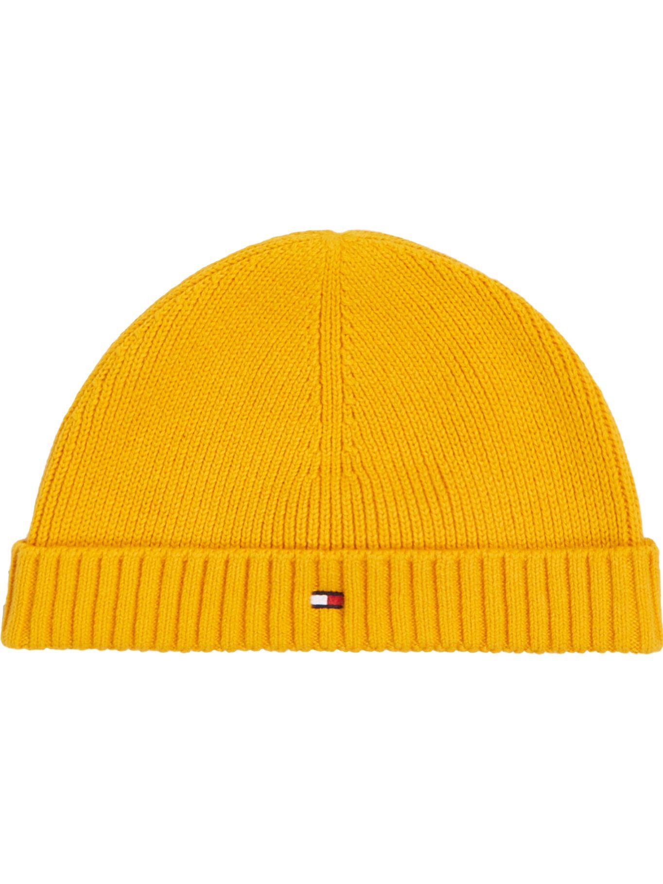 Gorro Beanie Flag Logo Amarillo Tommy Hilfiger-0