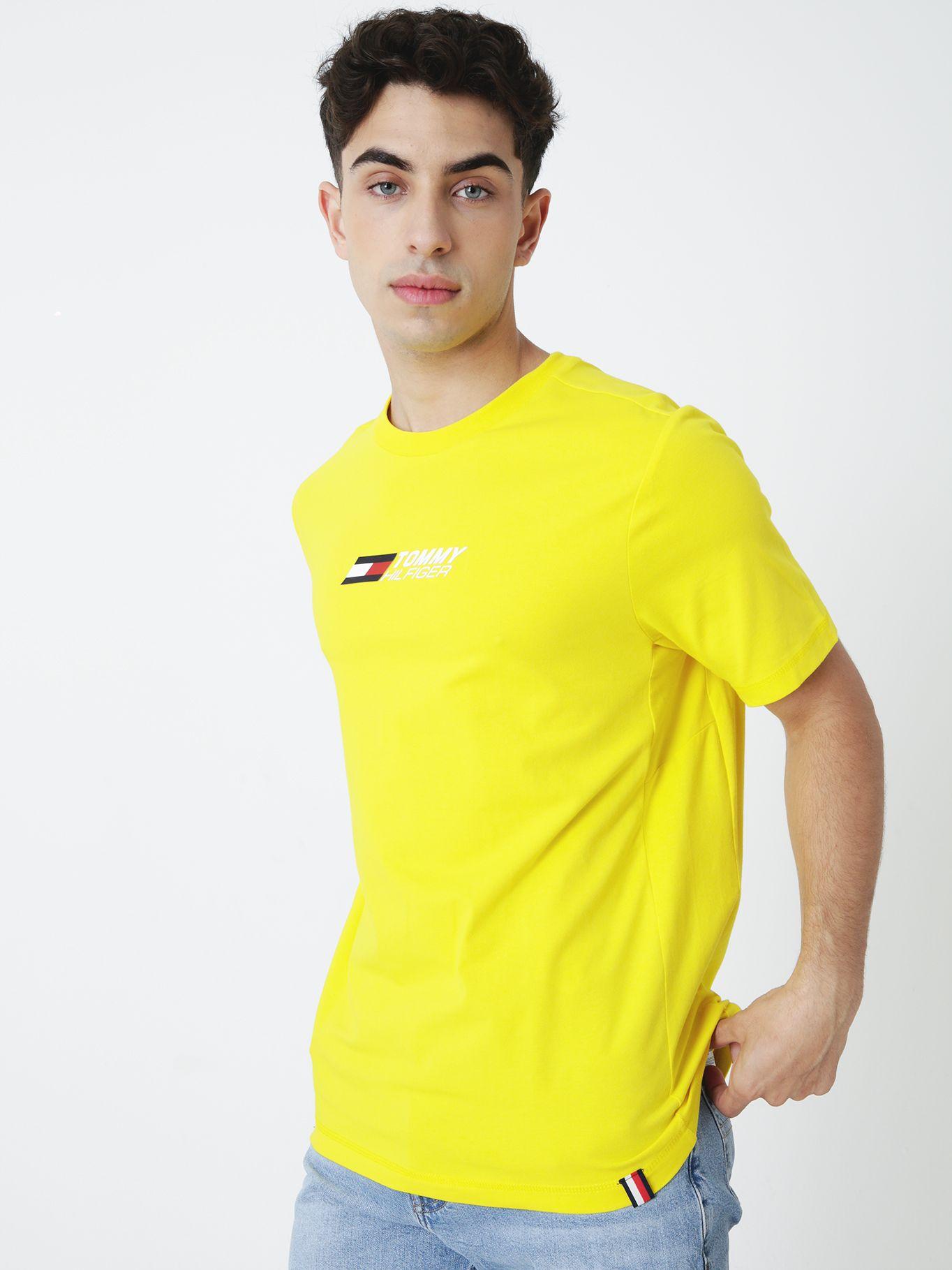 Polera Sport Essential Logo Amarillo Tommy Hilfiger-0