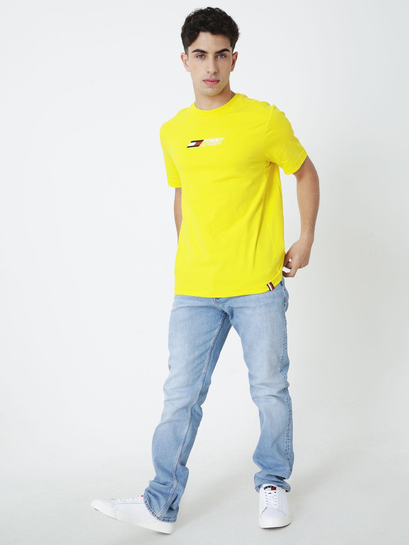 Polera Sport Essential Logo Amarillo Tommy Hilfiger-2