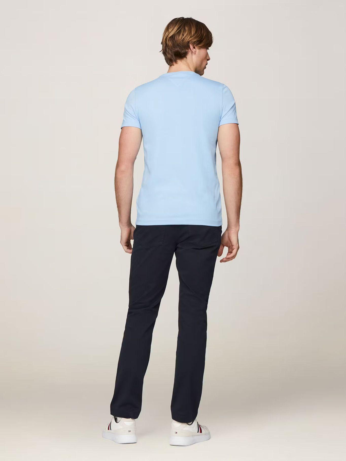 Polera Essential Hombre Slim-1Z Celeste Tommy Hilfiger-2