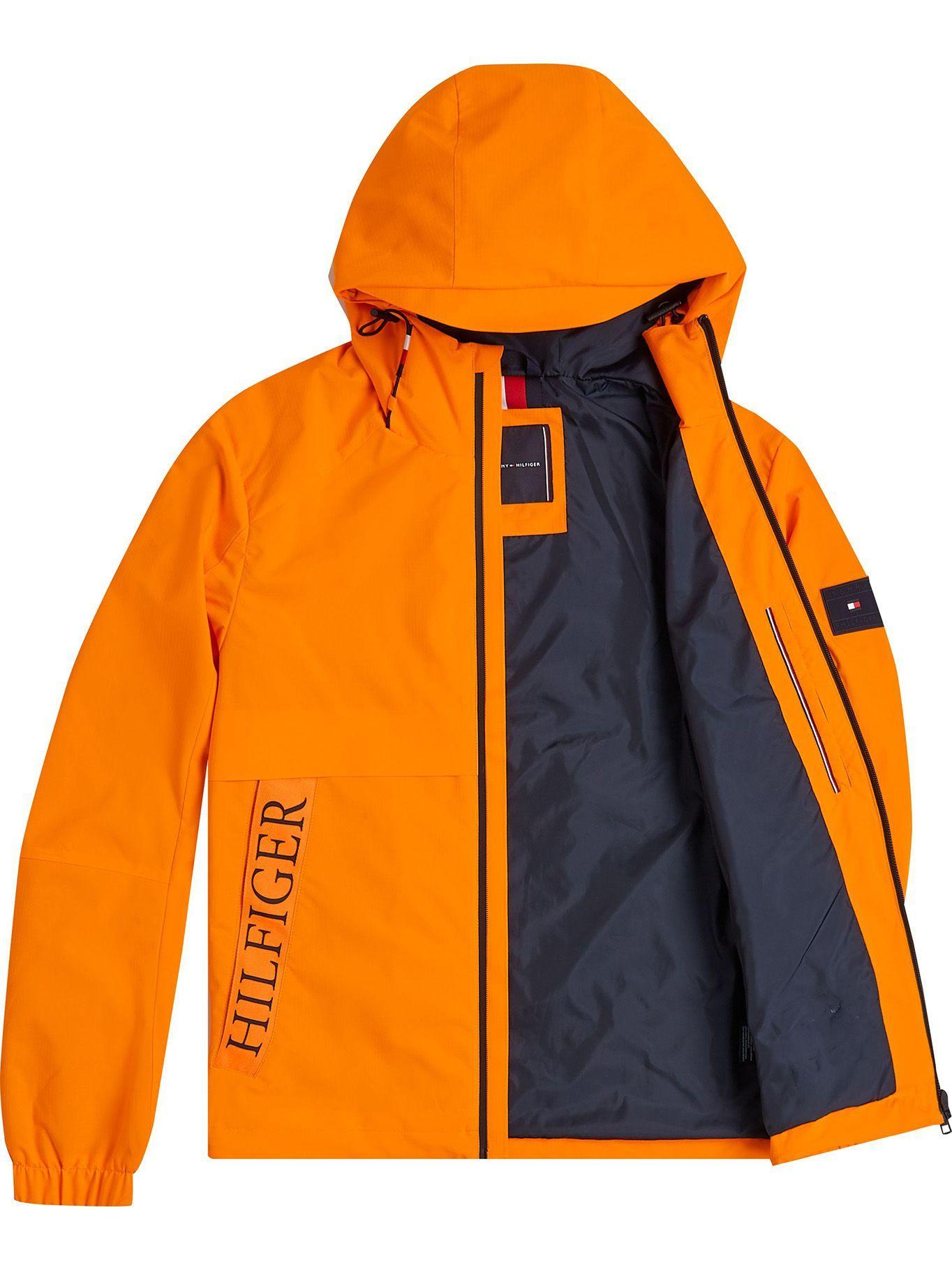 Chaqueta Impermeable Naranjo Tommy Hilfiger JN2-3